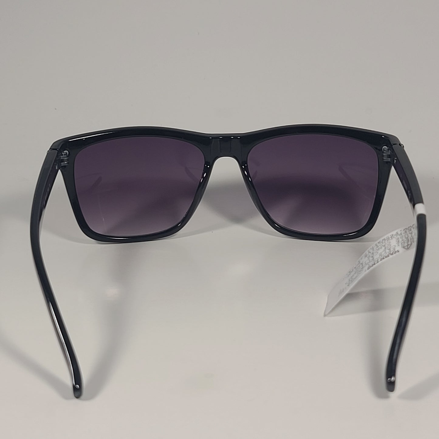 Guess GF0241 01B Square Sunglasses Black Frame Smoke Gradient Lens 57mm - Sunglasses