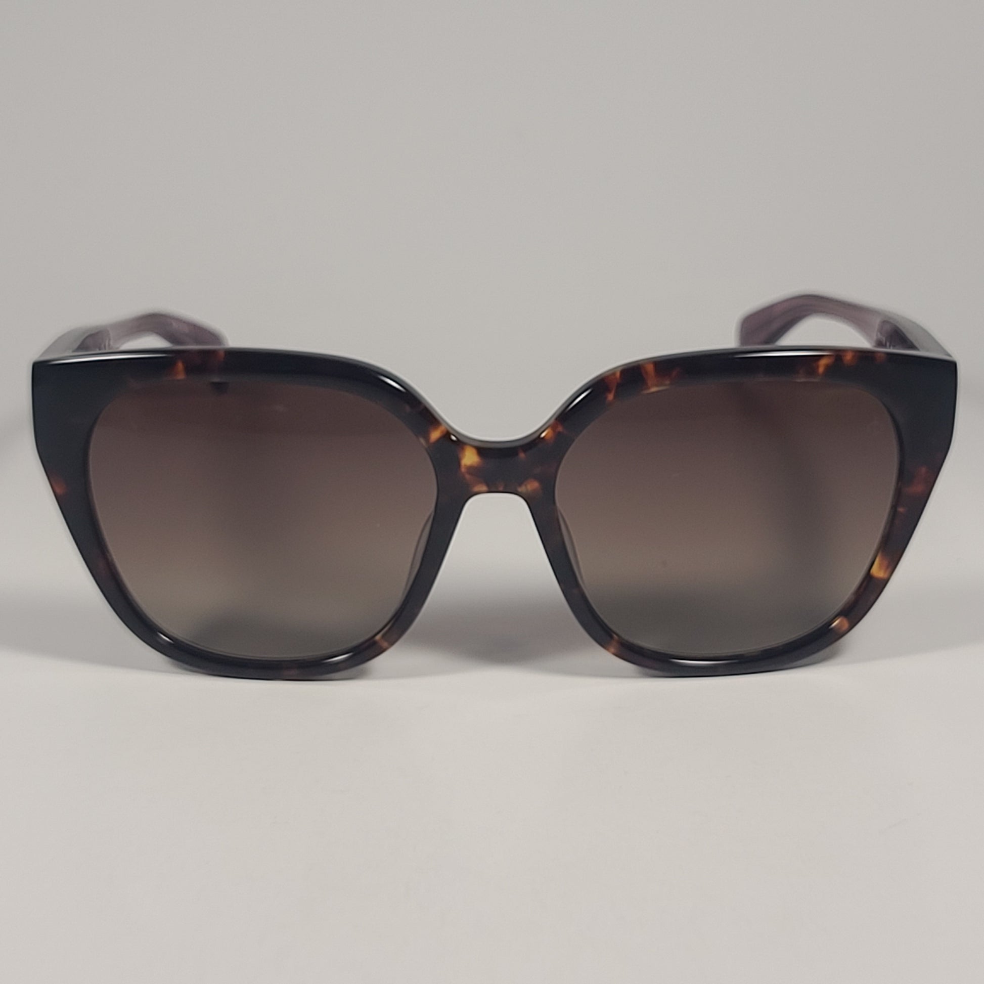 RAG & BONE RNB1073/S 086 HA Square Sunglasses Havana Frame Brown Gradient Lens - Sunglasses