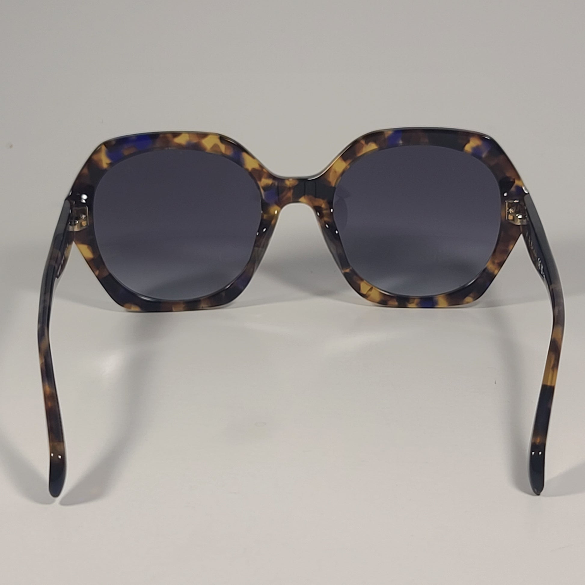 RAG & BONE RNB1078/S X8Q 9O Geometric Sunglasses Blue Havana Gray Gradient Lens - Sunglasses