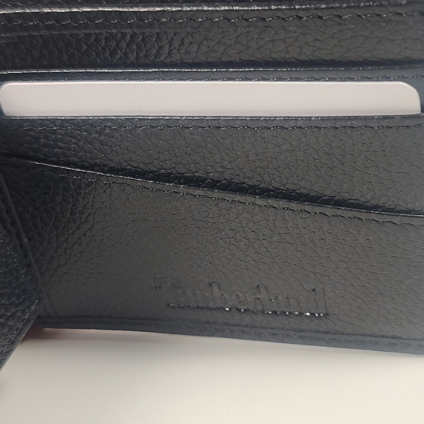Timberland Men’s Bifold Black Premium Genuine Leather Passcase Wallet NP0727/08RS - Wallets