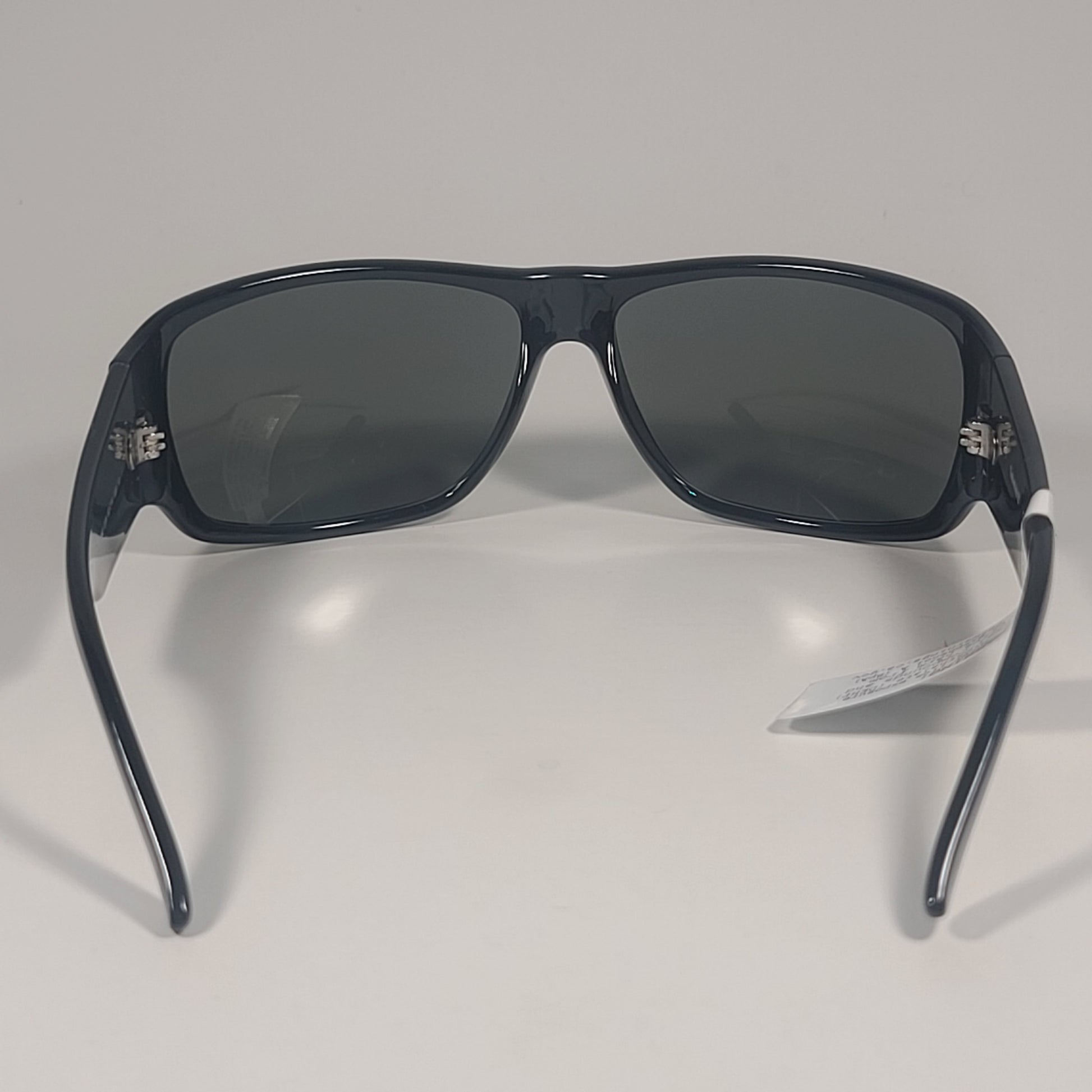 Timberland TB7292 01N Sport Wrap Sunglasses Shiny Black Frame Green Lens 62mm - Sunglasses