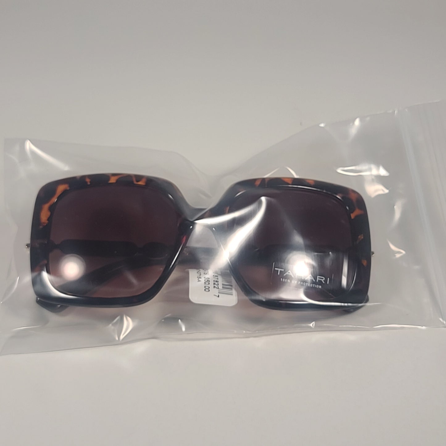 Tahari TH933 TS Oversize Butterfly Sunglasses Gold Brown Tortoise Gradient Lens - Sunglasses