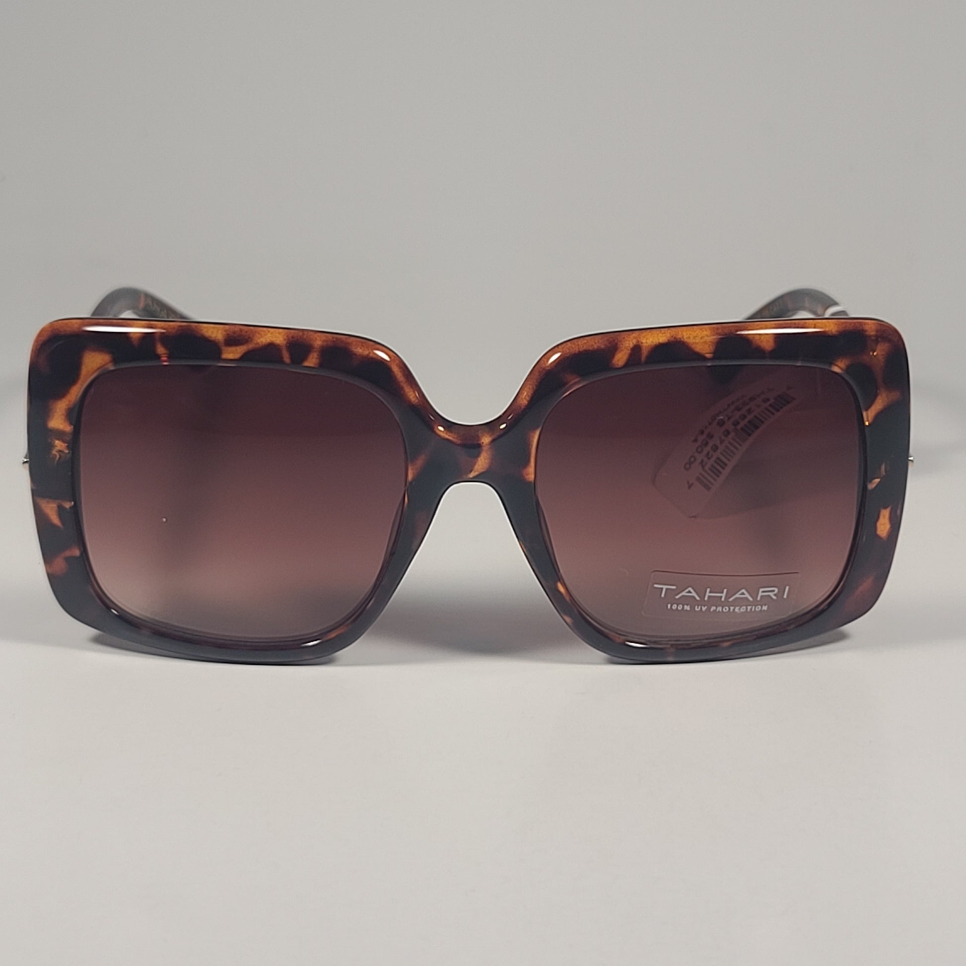 Tahari TH933 TS Oversize Butterfly Sunglasses Gold Brown Tortoise Gradient Lens - Sunglasses