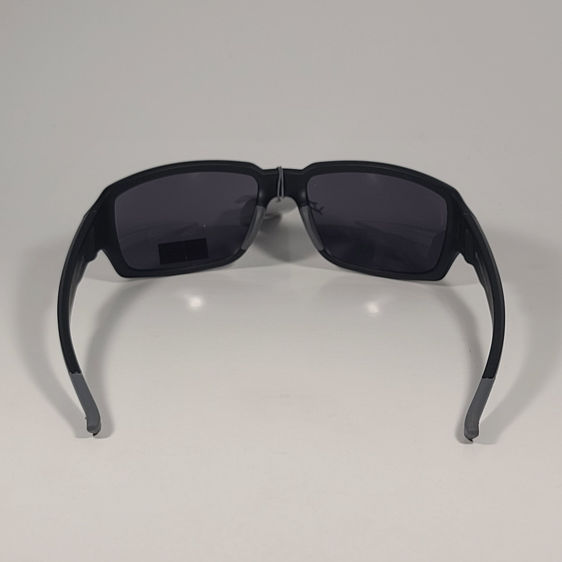 City Shades 6258 Sport Wrap Sunglasses Matte Black And Gray Frame Gray Tinted Lens - Sunglasses