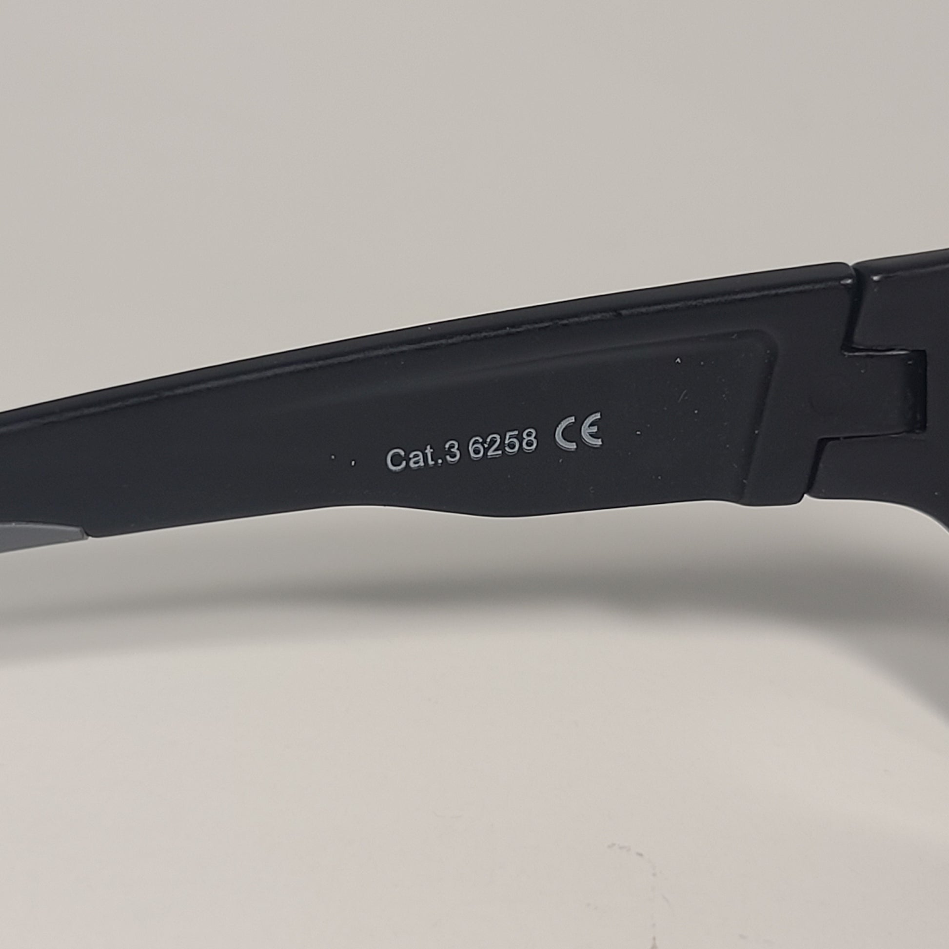 City Shades 6258 Sport Wrap Sunglasses Matte Black And Gray Frame Gray Tinted Lens - Sunglasses