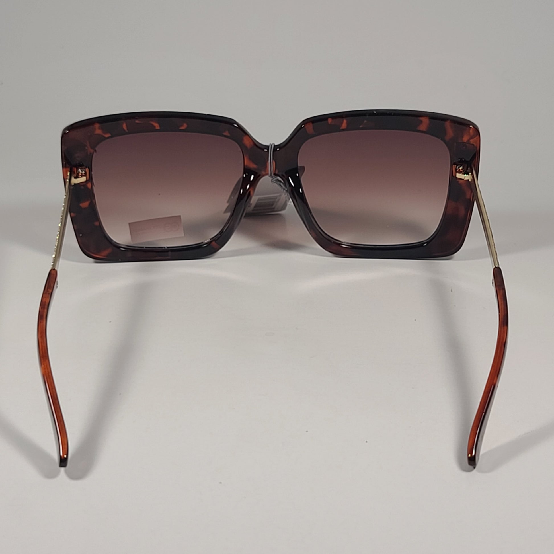 City Shades 6459 Butterfly Sunglasses Tortoise Gold Frame Brown Gradient Lens - Sunglasses