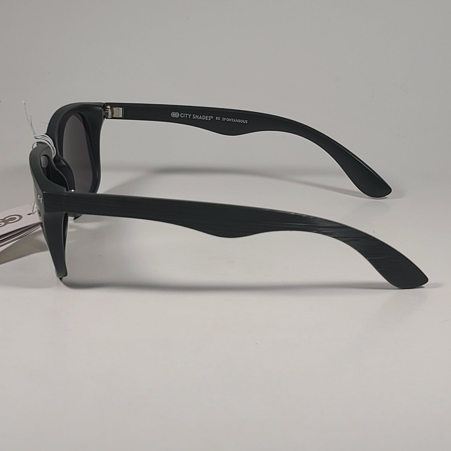 City Shades 6713 Square Sunglasses Green Frame Gray Tinted Lens 55mm - Sunglasses