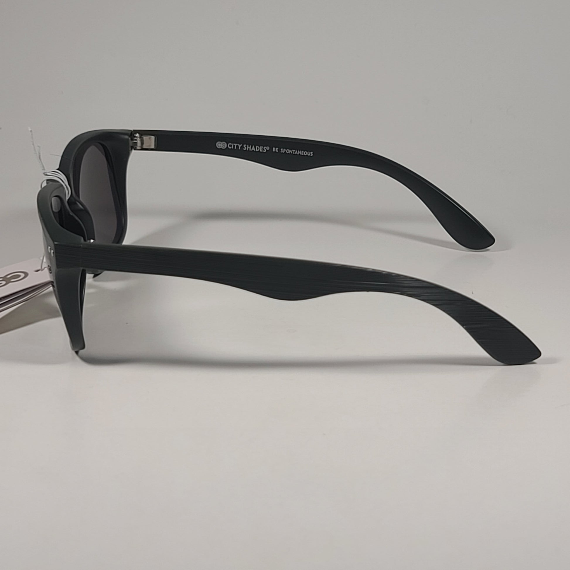 City Shades 6713 Square Sunglasses Green Frame Gray Tinted Lens 55mm - Sunglasses