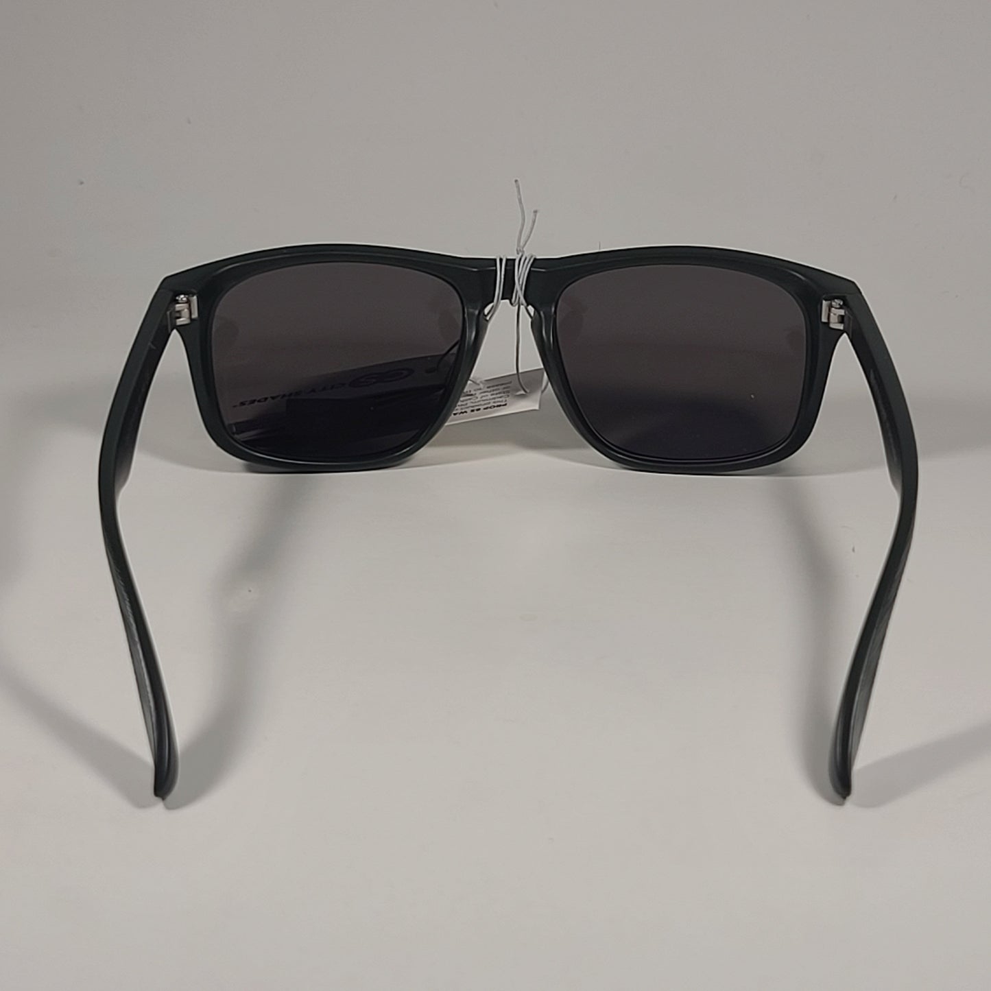 City Shades 6713 Square Sunglasses Green Frame Gray Tinted Lens 55mm - Sunglasses