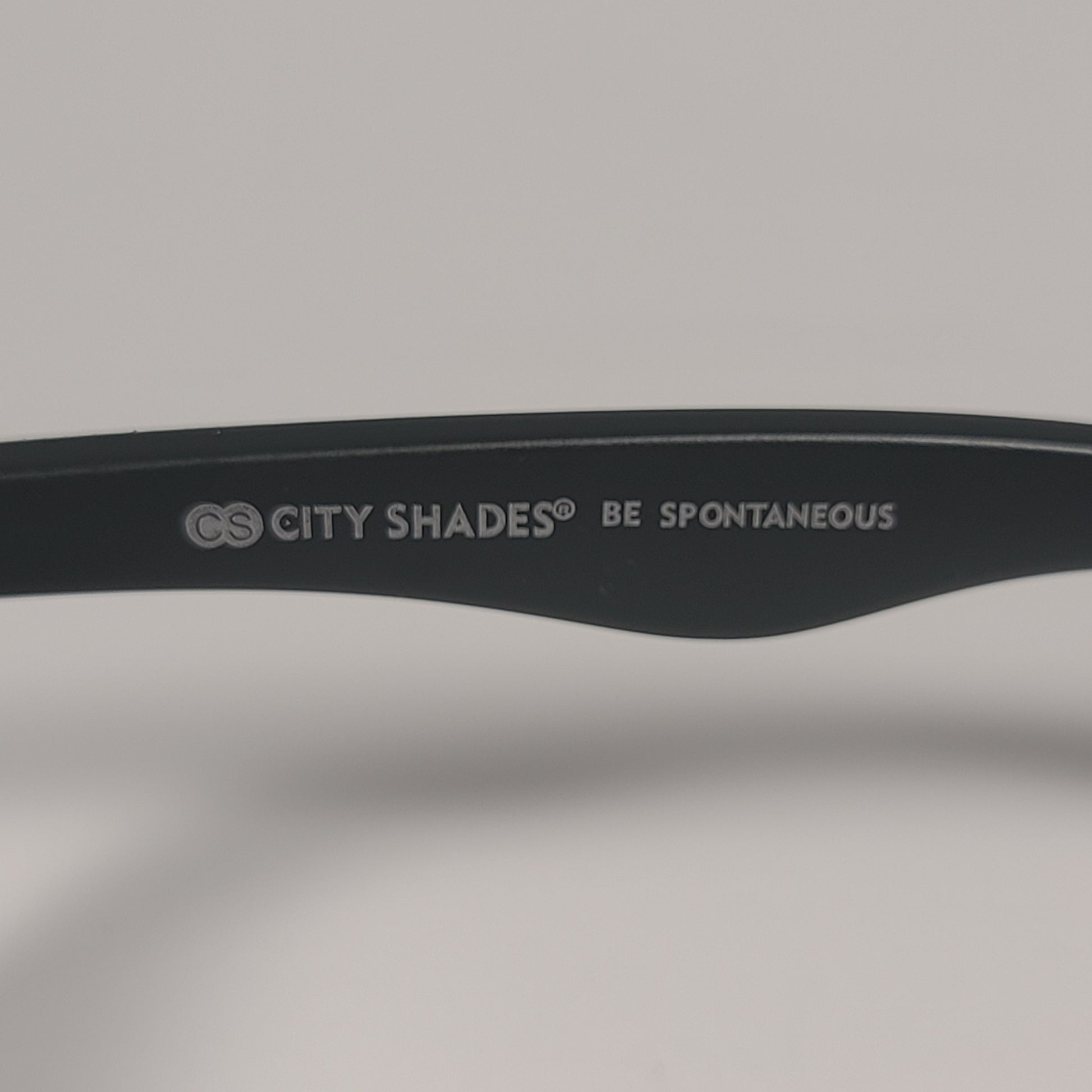 City Shades 6713 Square Sunglasses Green Frame Gray Tinted Lens 55mm - Sunglasses