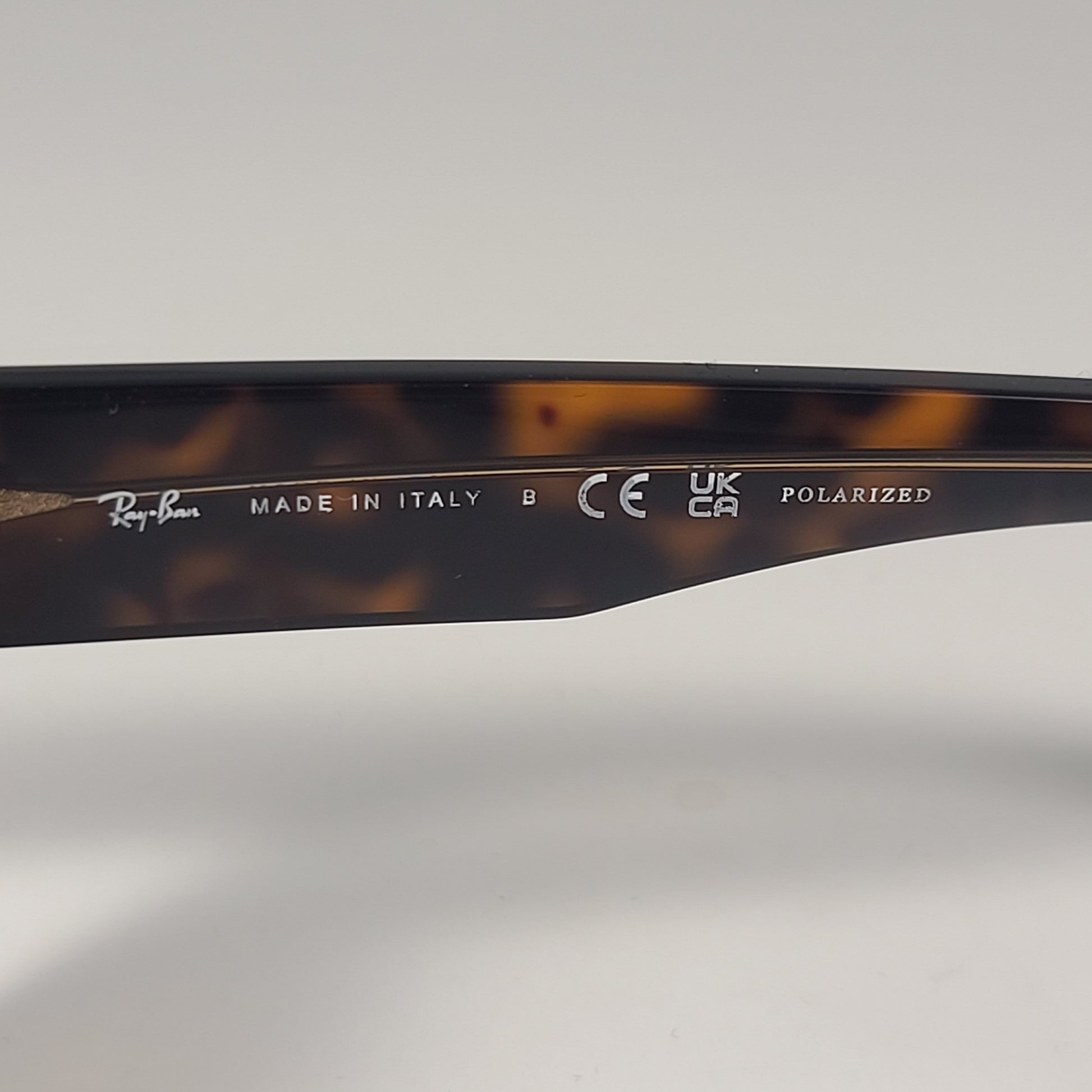 Ray-Ban RB2196 1292/57 Blair Polarized Sunglasses Havana On Transparent Brow / Brown Lens - Sunglasses