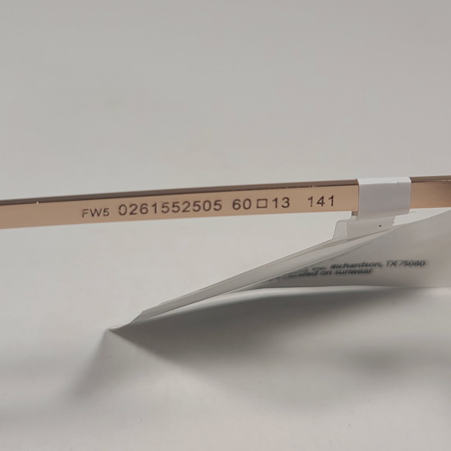 Fossil FW5 Aviator Sunglasses Semi Rim Metal Gold Tone Metal and Brown Tortoise Frame Brown Gradient Lens - Sunglasses