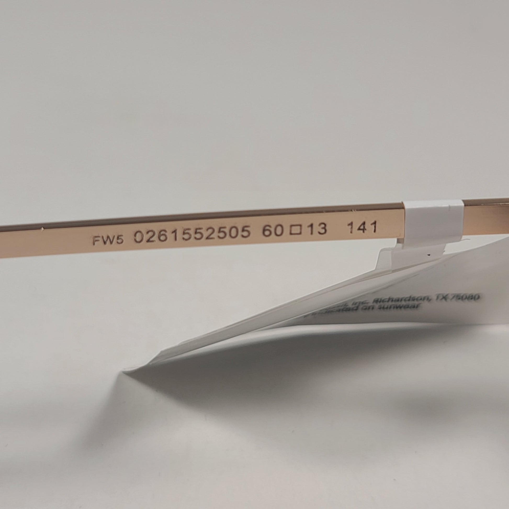 Fossil FW5 Aviator Sunglasses Semi Rim Metal Gold Tone Metal and Brown Tortoise Frame Brown Gradient Lens - Sunglasses