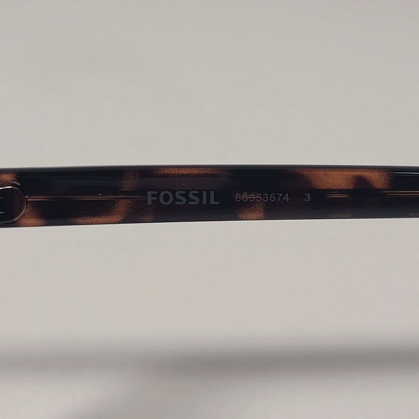 Fossil FW95 Aviator Keyhole Sunglasses Brown Tortoise Frame Brown Gradient Lens - Sunglasses