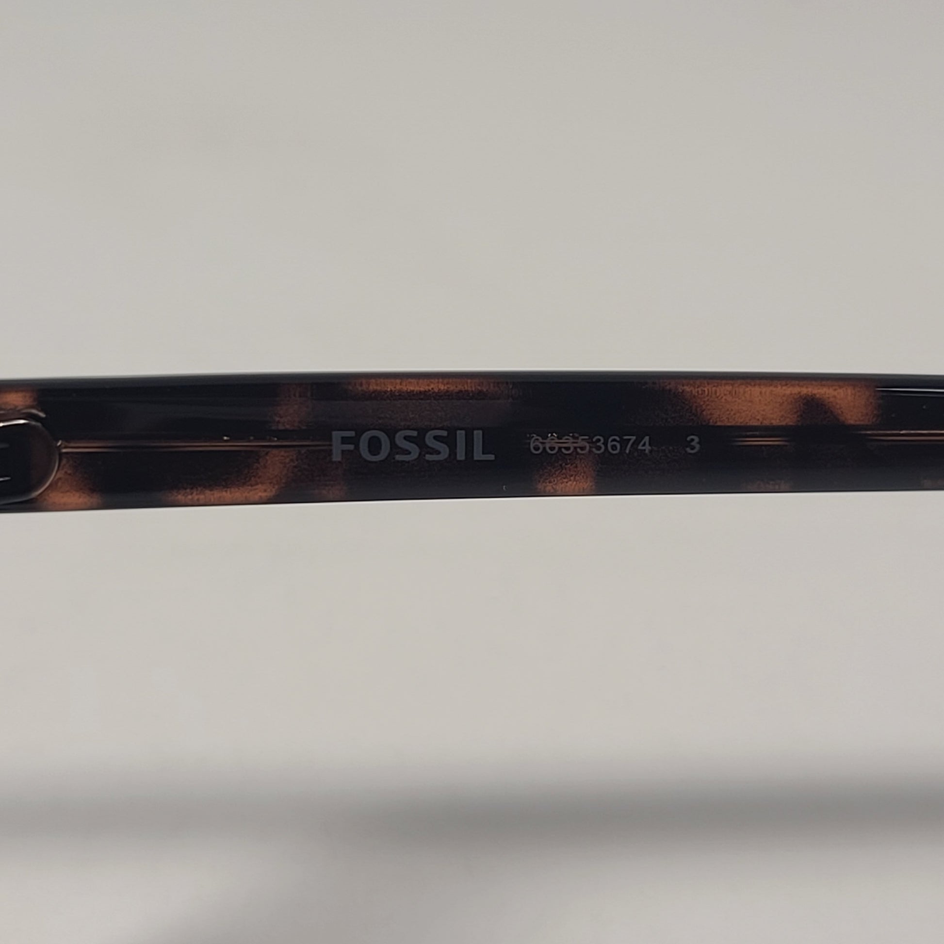 Fossil FW95 Aviator Keyhole Sunglasses Brown Tortoise Frame Brown Gradient Lens - Sunglasses