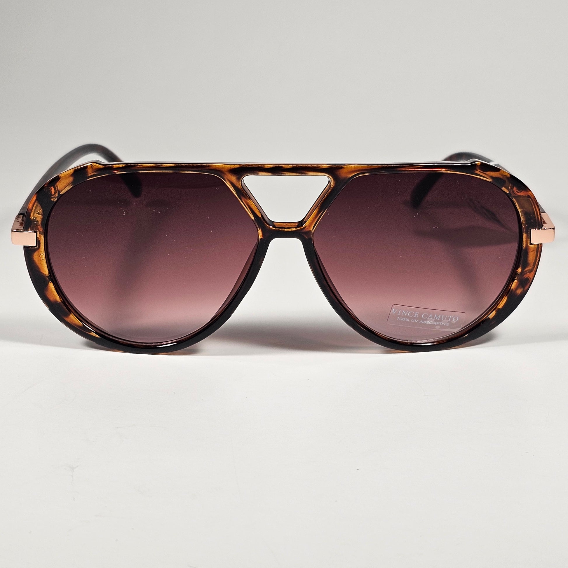 Vince Camuto VC1190 TS Aviator Sunglasses Tortoise Frame Brown Gradient Lens - Sunglasses