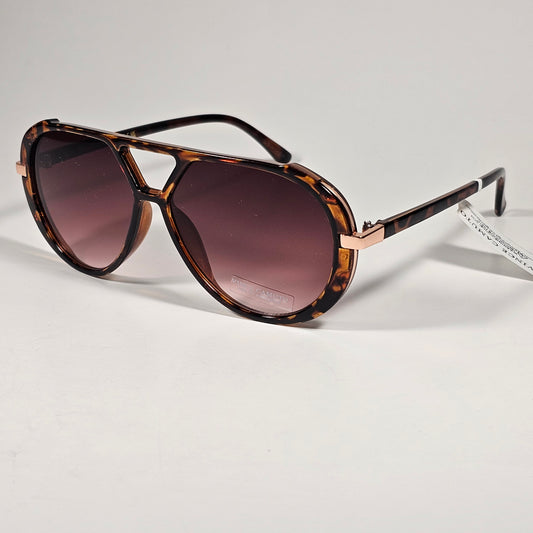 Vince Camuto VC1190 TS Aviator Sunglasses Tortoise Frame Brown Gradient Lens - Sunglasses