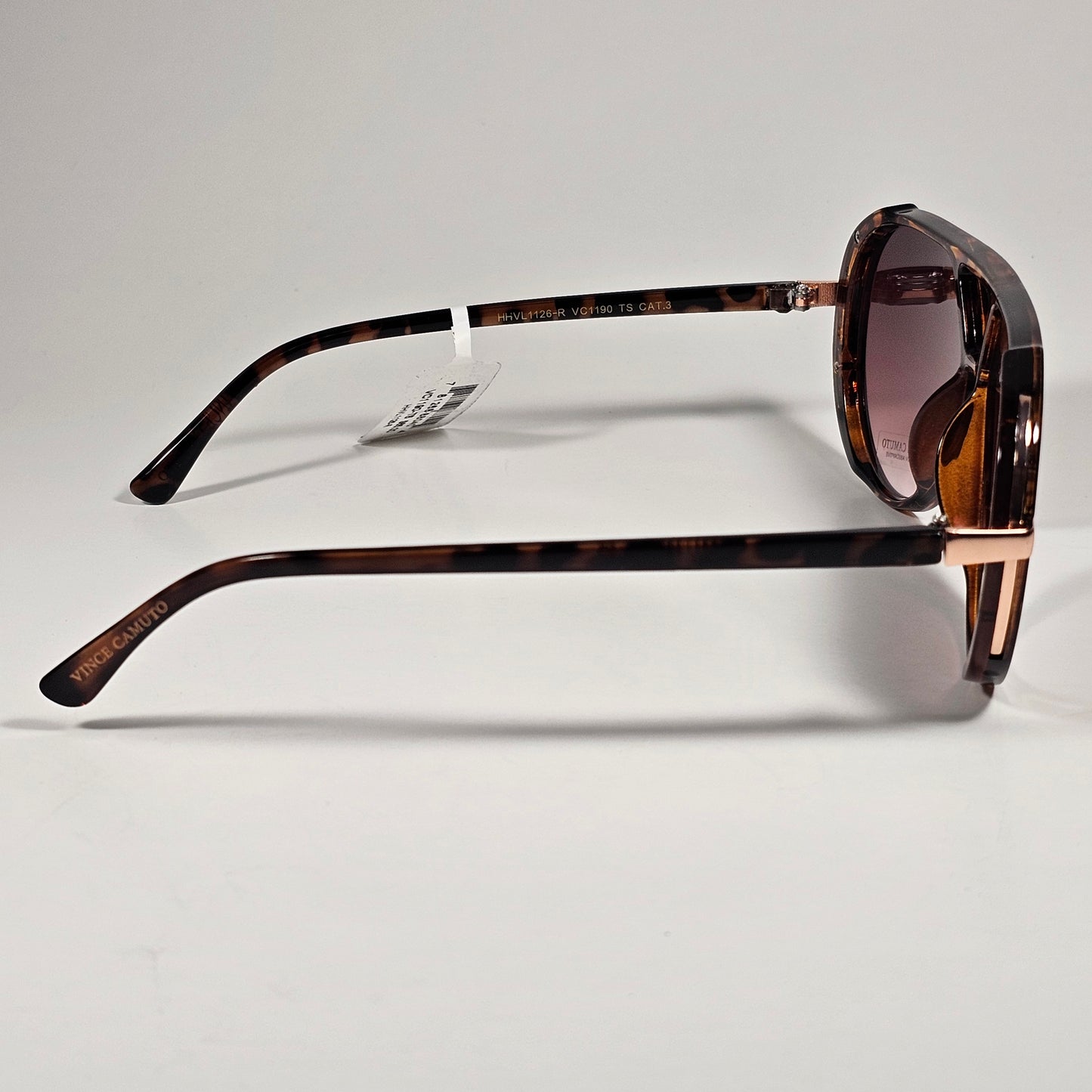Vince Camuto VC1190 TS Aviator Sunglasses Tortoise Frame Brown Gradient Lens - Sunglasses