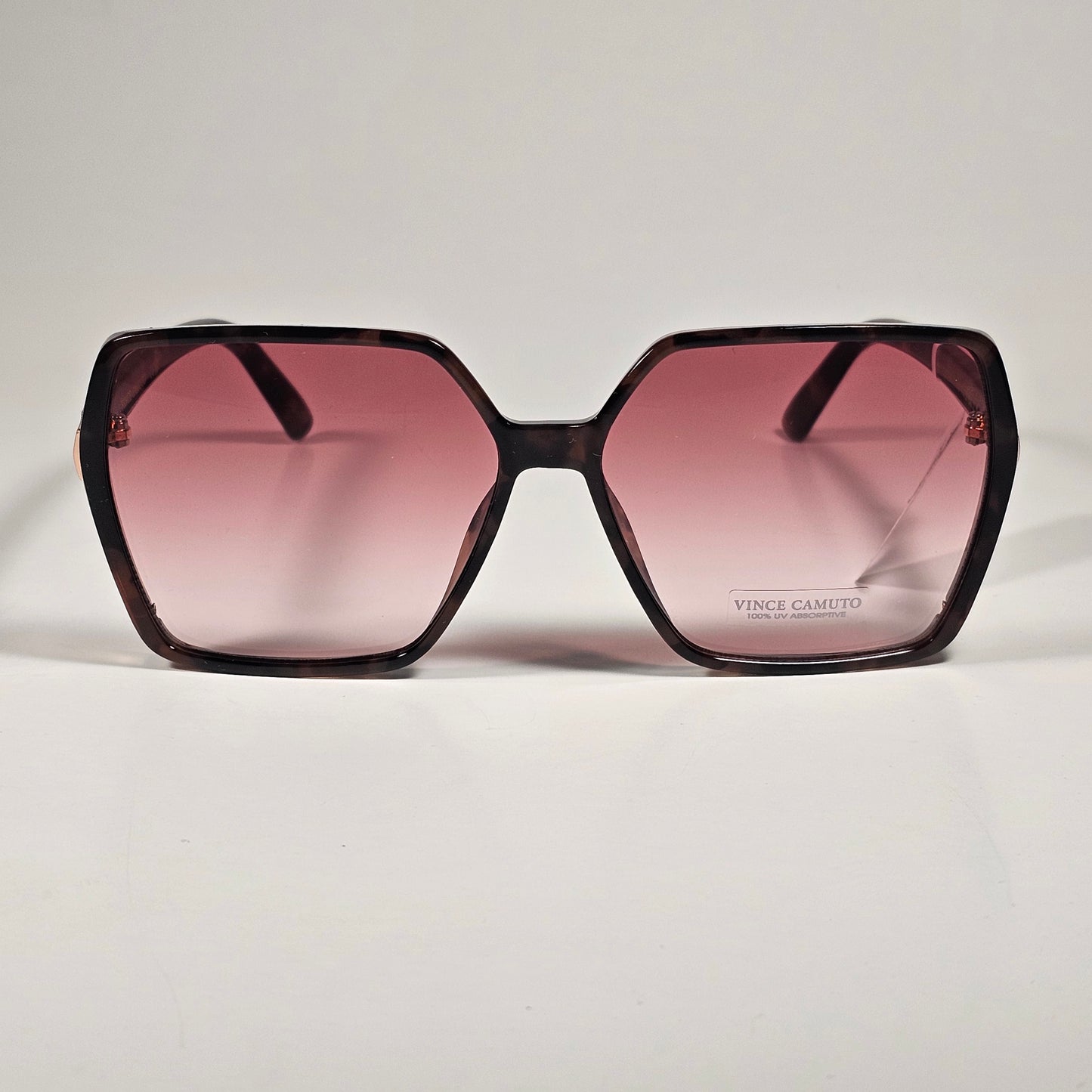 Vince Camuto VC941 PKTS Oversize Butterfly Sunglasses Brown Tortoise And Pink Gradient Lens - Sunglasses