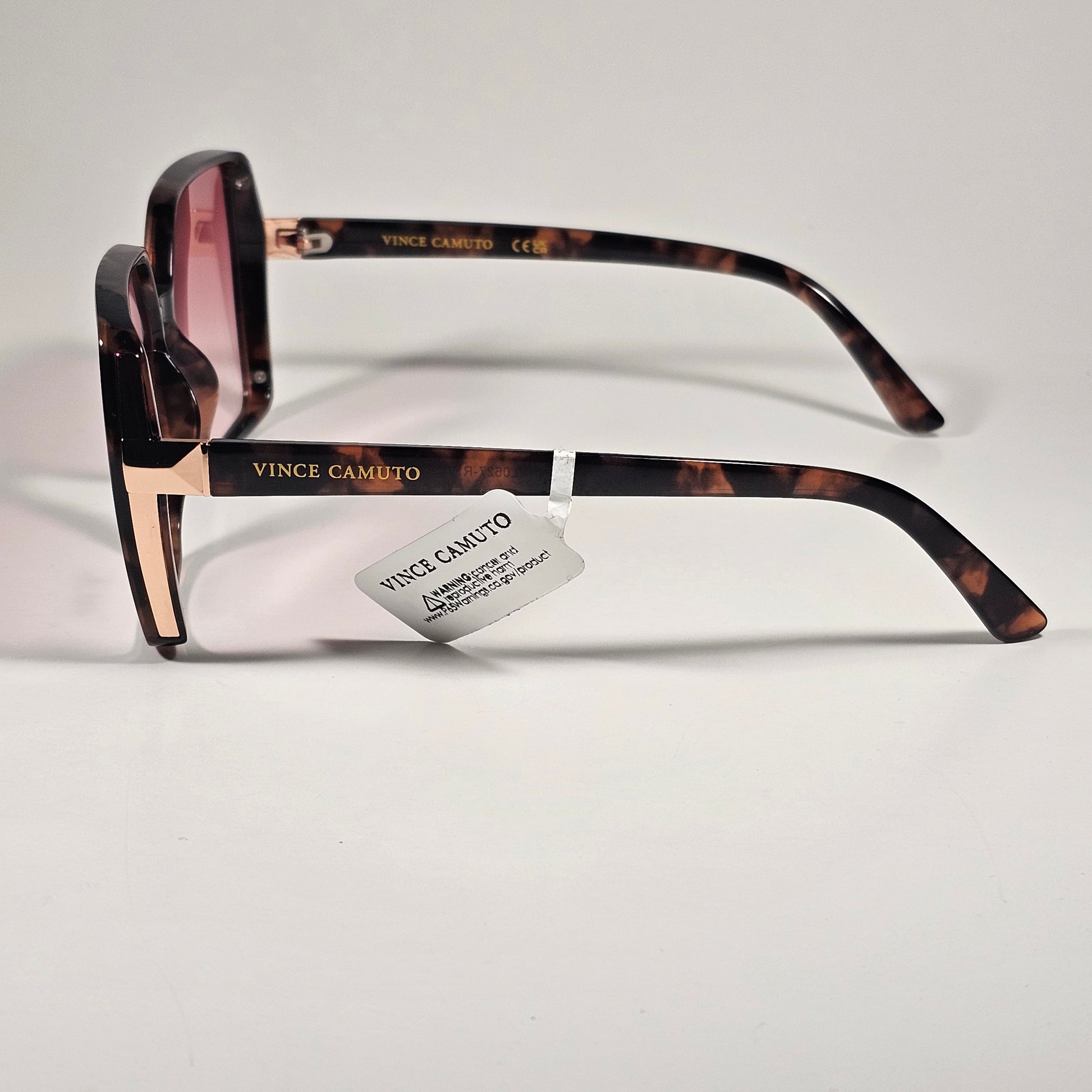 Vince Camuto VC941 PKTS Oversize Butterfly Sunglasses Brown Tortoise And Pink Gradient Lens - Sunglasses