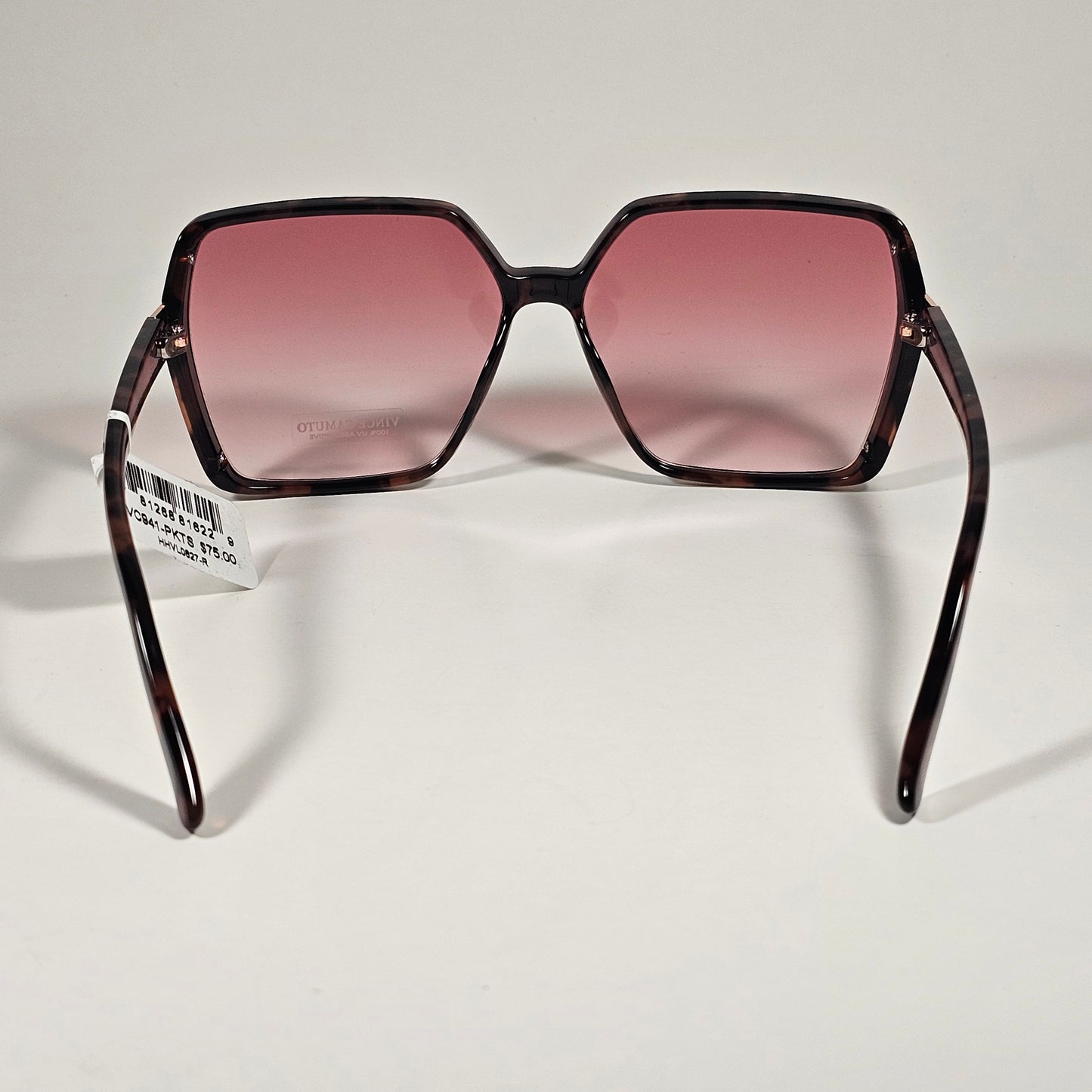 Vince Camuto VC941 PKTS Oversize Butterfly Sunglasses Brown Tortoise And Pink Gradient Lens - Sunglasses