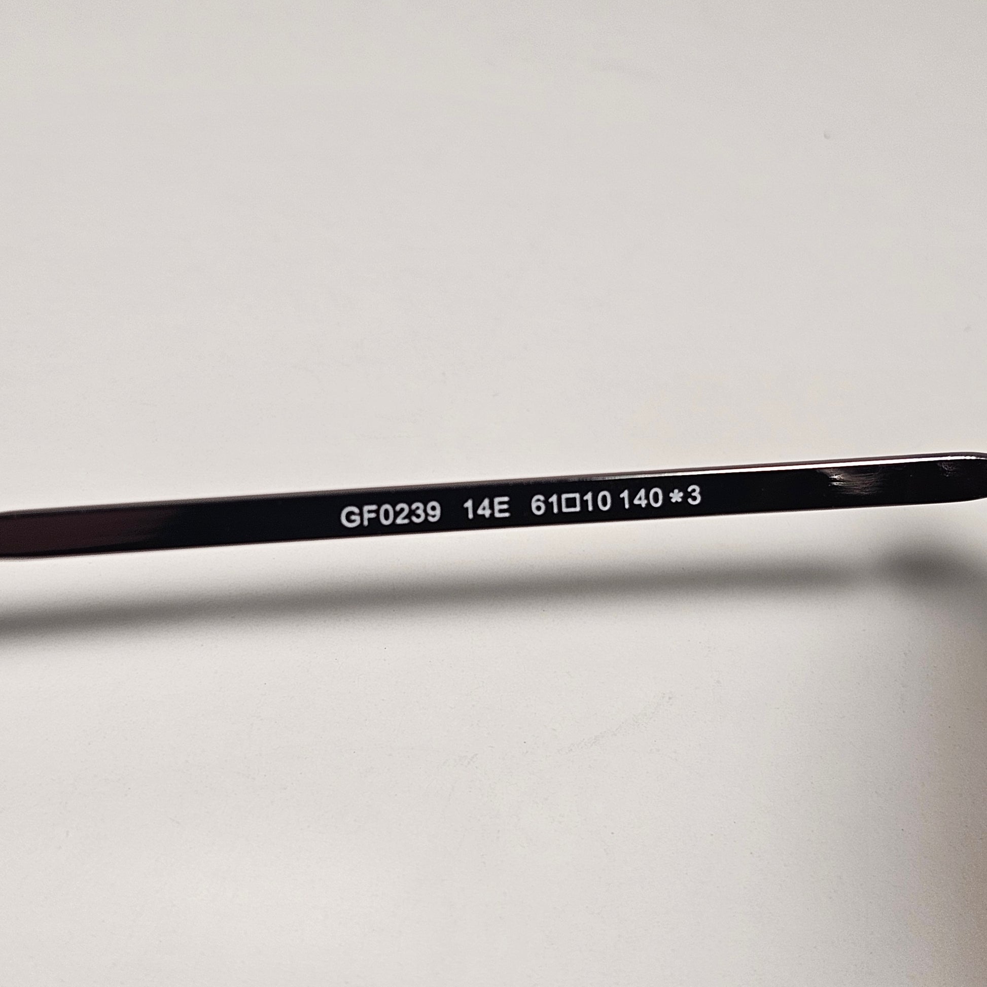 Guess GF0239 14E Pilot Sunglasses Gunmetal Gray Ruthenium Frame Brown Lens 61mm - Sunglasses