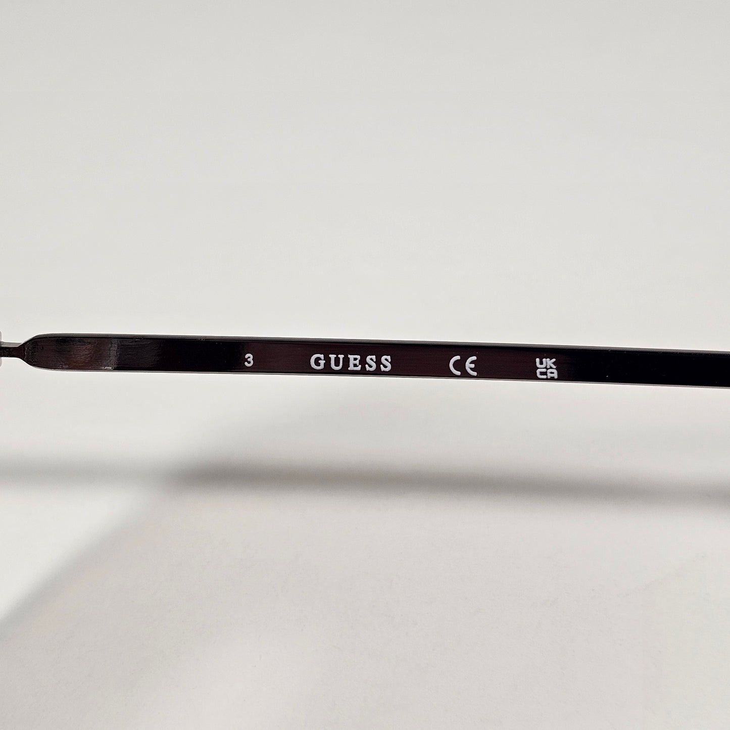 Guess GF0239 14E Pilot Sunglasses Gunmetal Gray Ruthenium Frame Brown Lens 61mm - Sunglasses