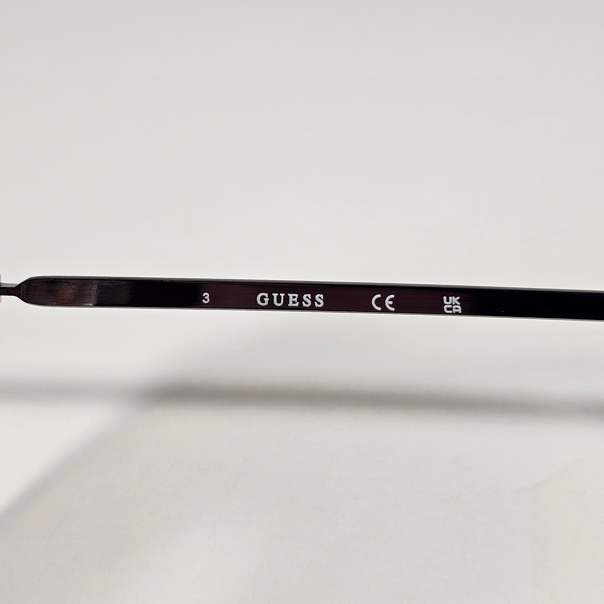 Guess GF0239 14E Pilot Sunglasses Gunmetal Gray Ruthenium Frame Brown Lens 61mm - Sunglasses