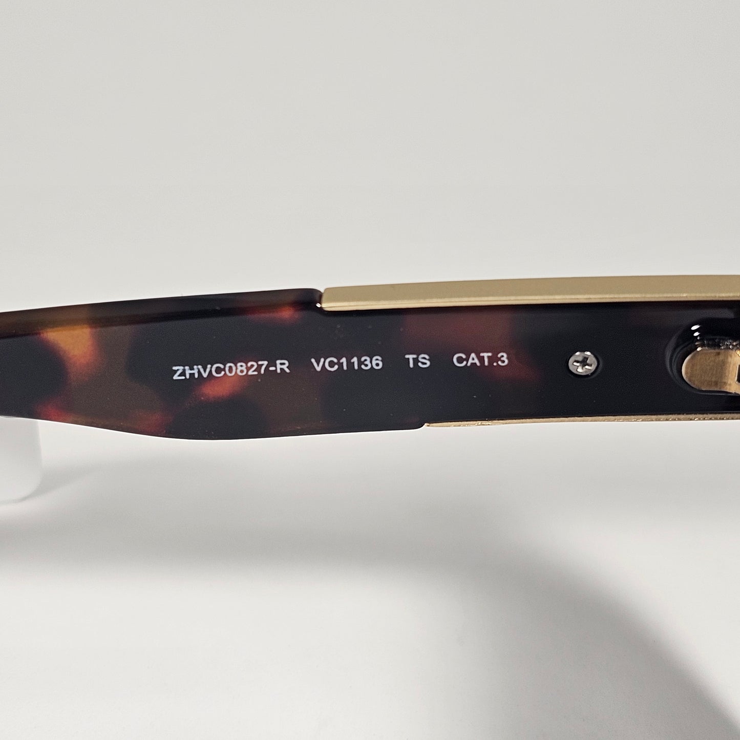 Vince Camuto VC1136 TS Cat Eye Sunglasses Brown Tortoise Gold Gray Gradient Lens - Sunglasses