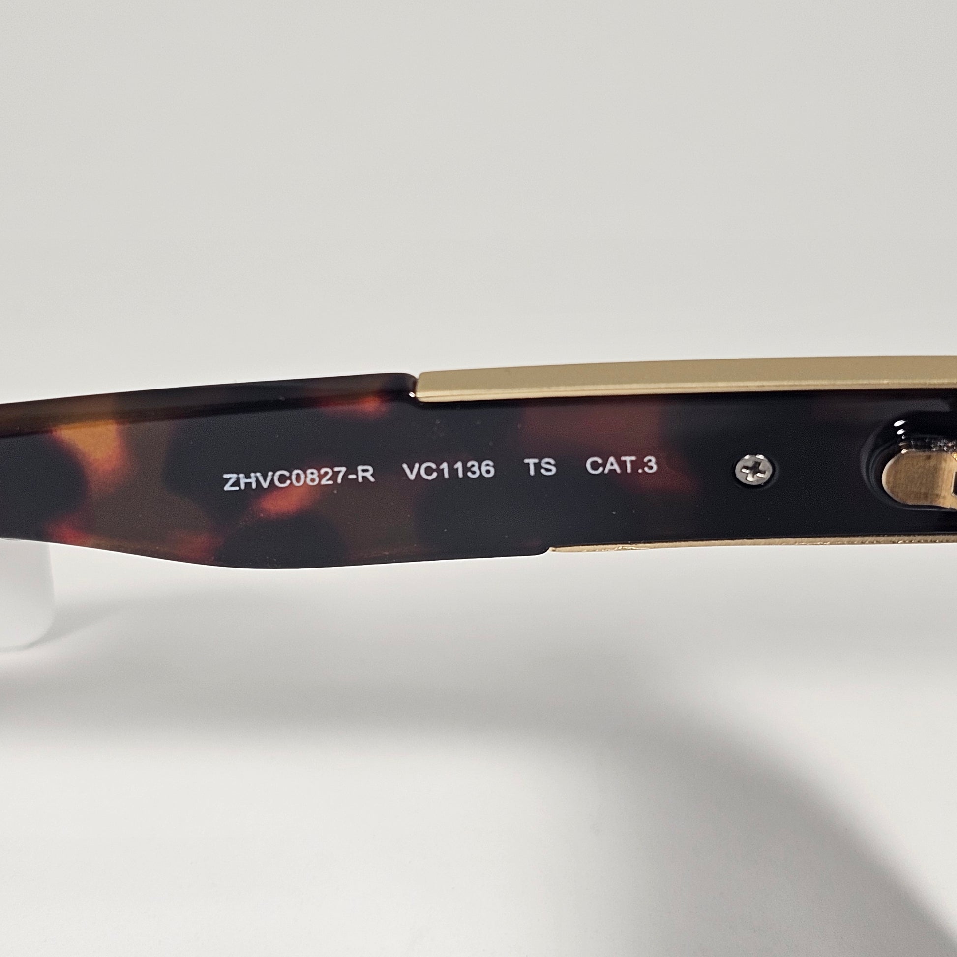 Vince Camuto VC1136 TS Cat Eye Sunglasses Brown Tortoise Gold Gray Gradient Lens - Sunglasses