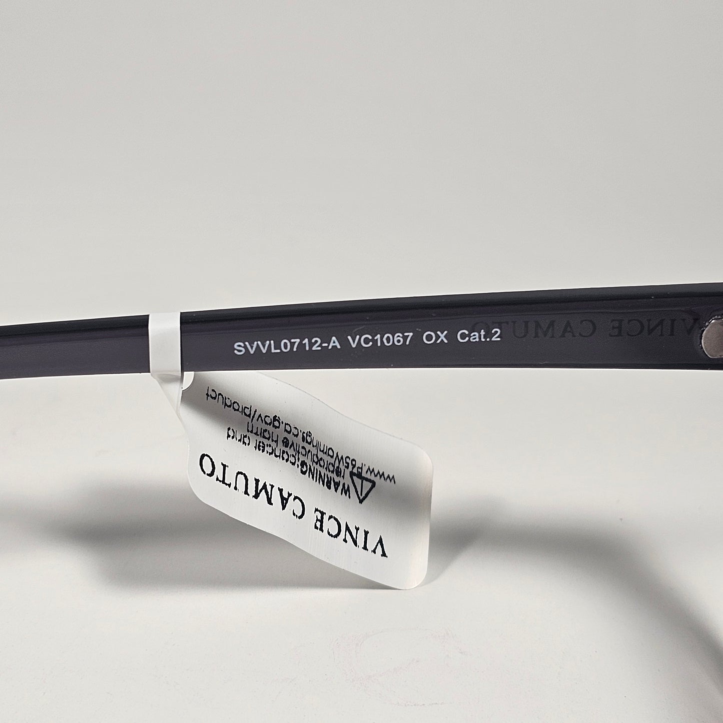 Vince Camuto VC1067 OX Shield Flat Top Sunglasses Black And Pink Smoke Gradient - Sunglasses