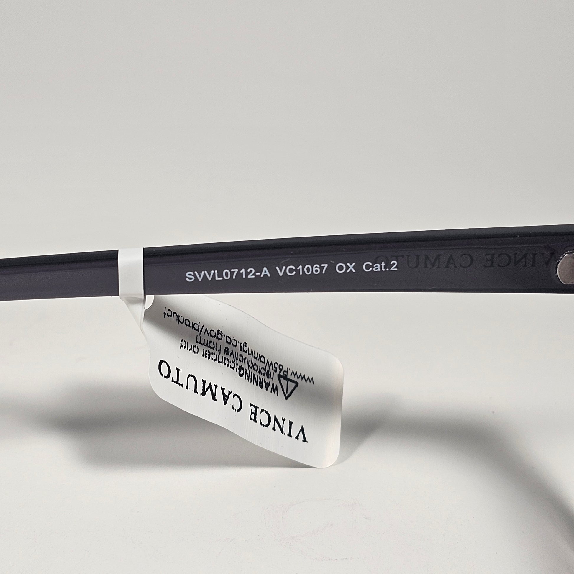 Vince Camuto VC1067 OX Shield Flat Top Sunglasses Black And Pink Smoke Gradient - Sunglasses