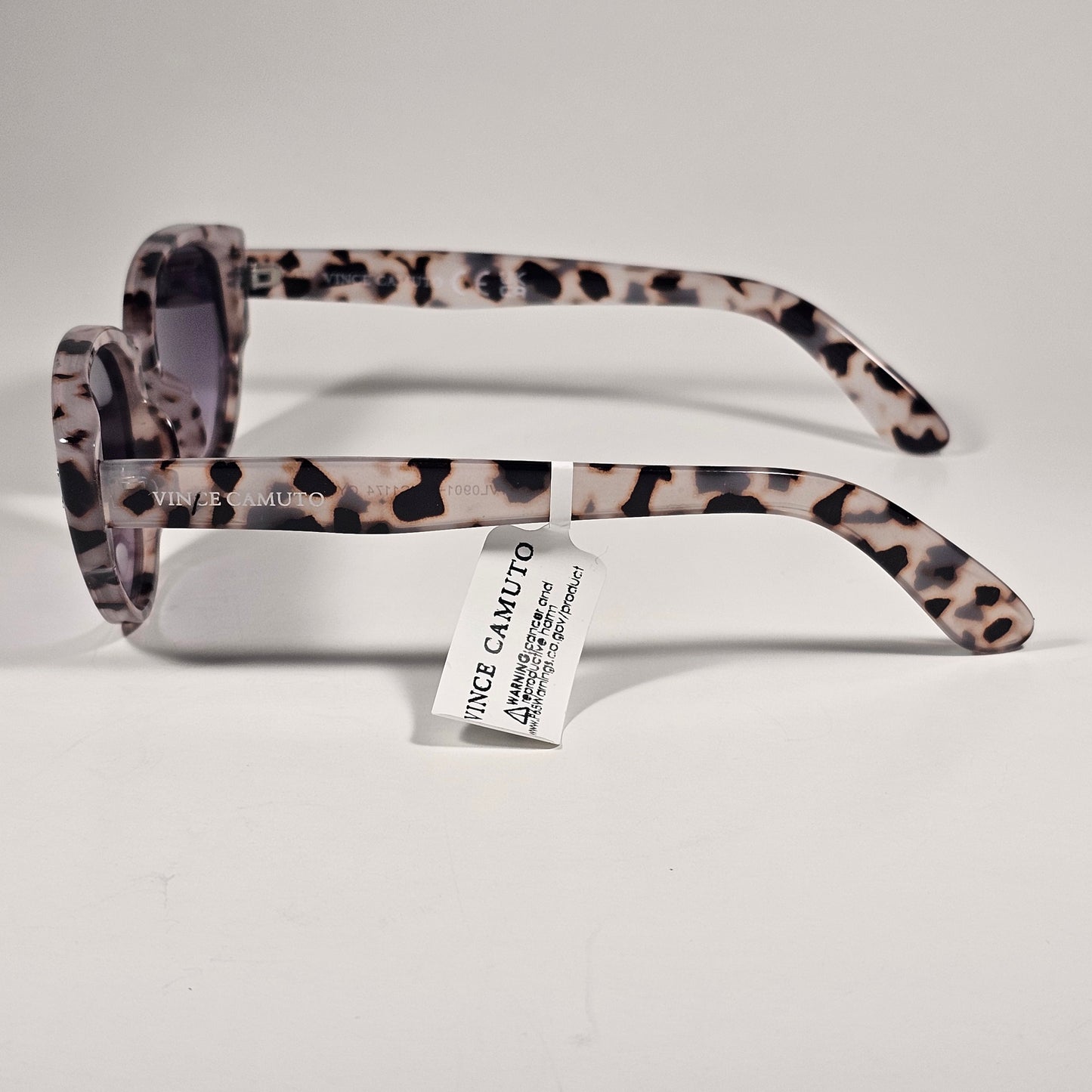 Vince Camuto VC1174 GYTS Cat Eye Sunglasses Gray Tortoise Smoke Gradient Lens - Sunglasses