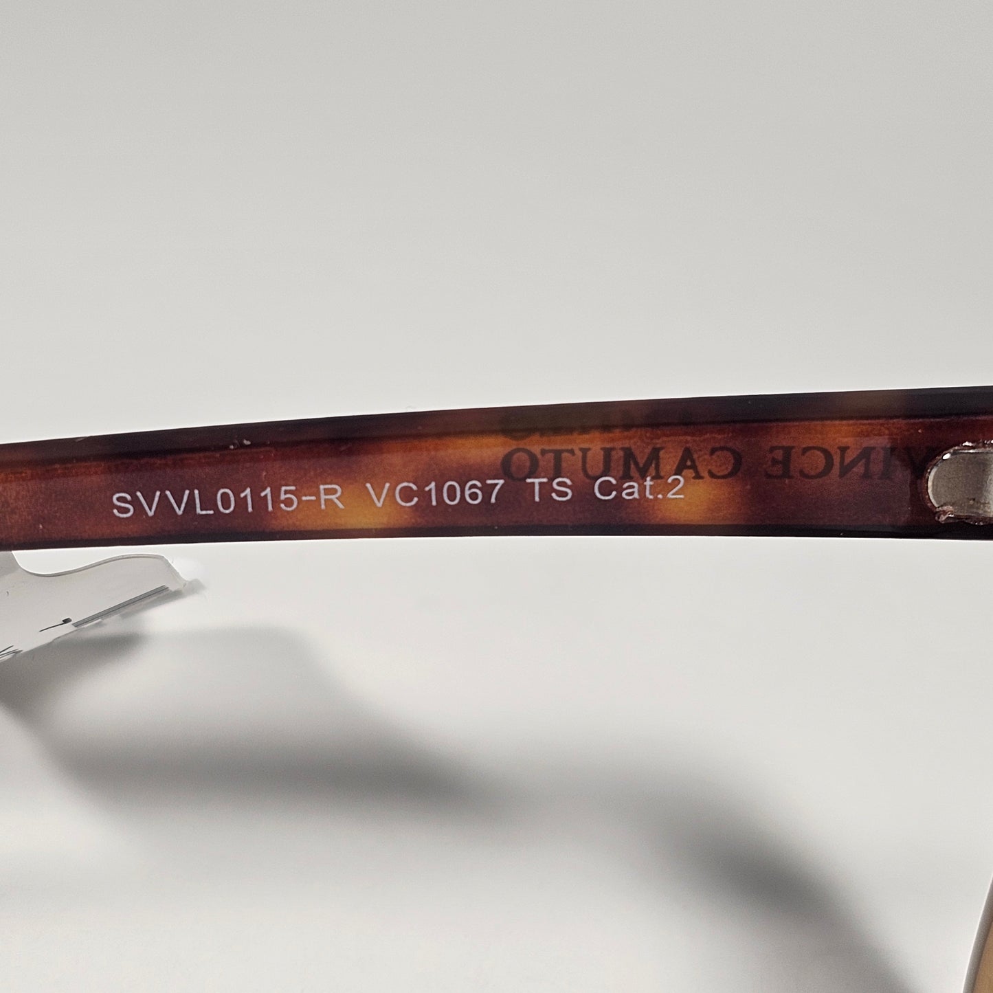 Vince Camuto VC1067 TS Shield Flat Top Sunglasses Brown Tortoise Brown Gradient - Sunglasses