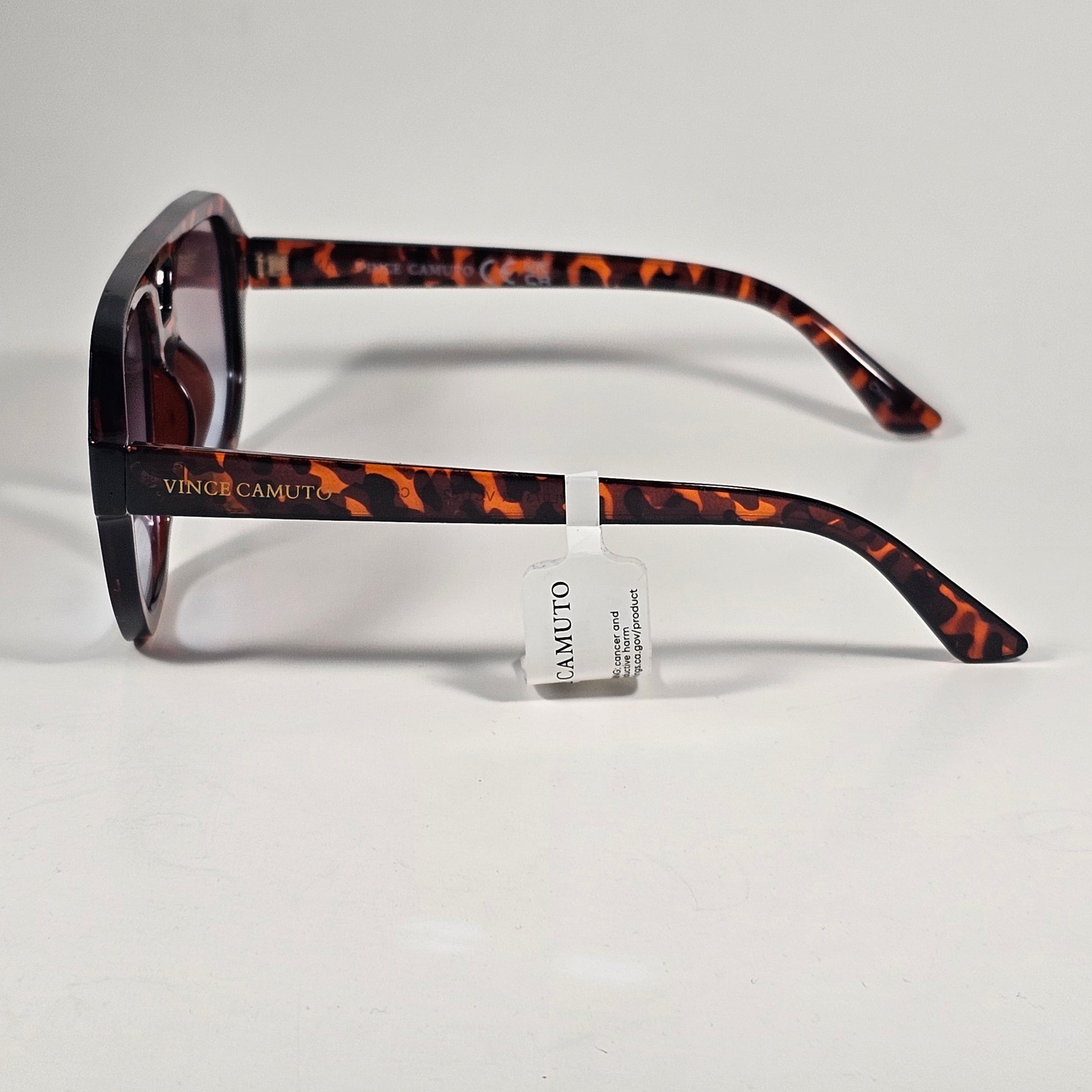 Vince Camuto VC1182 TS Aviator Sunglasses Tortoise Frame Brown Gradient Lens - Sunglasses