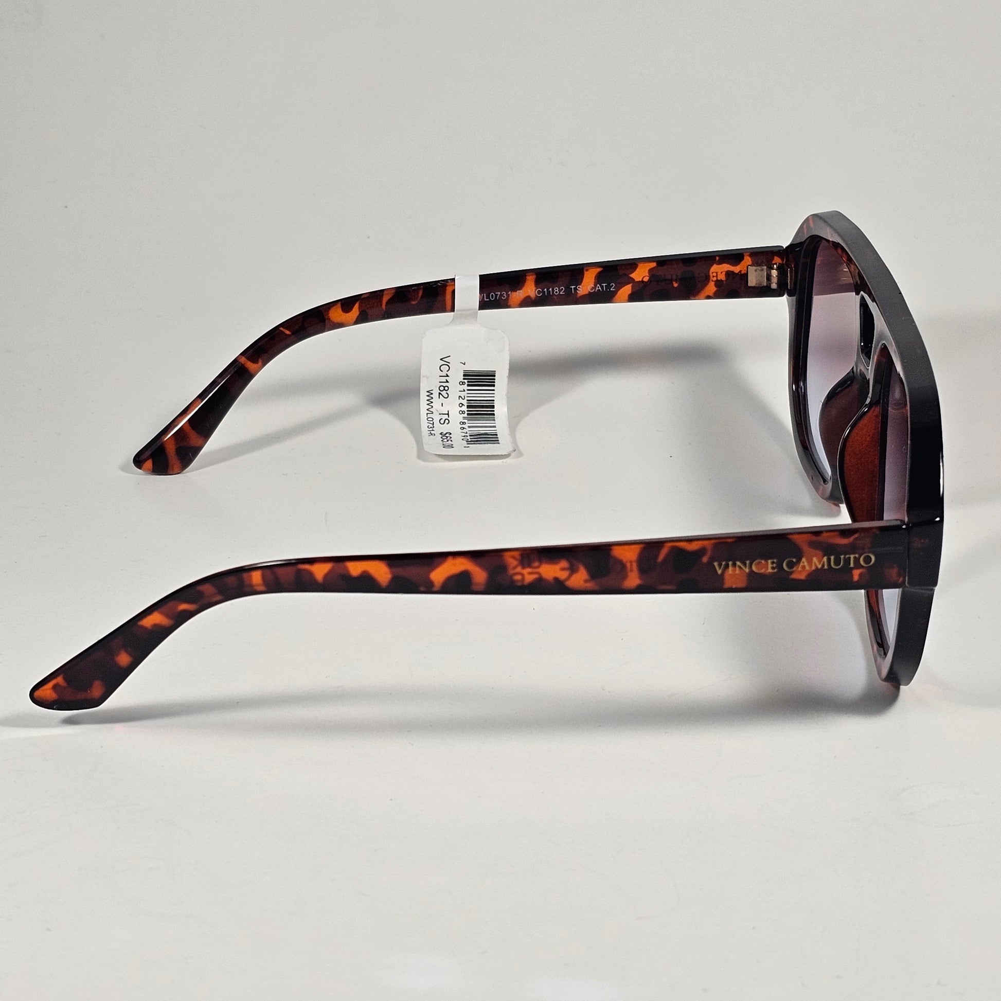 Vince Camuto VC1182 TS Aviator Sunglasses Tortoise Frame Brown Gradient Lens - Sunglasses