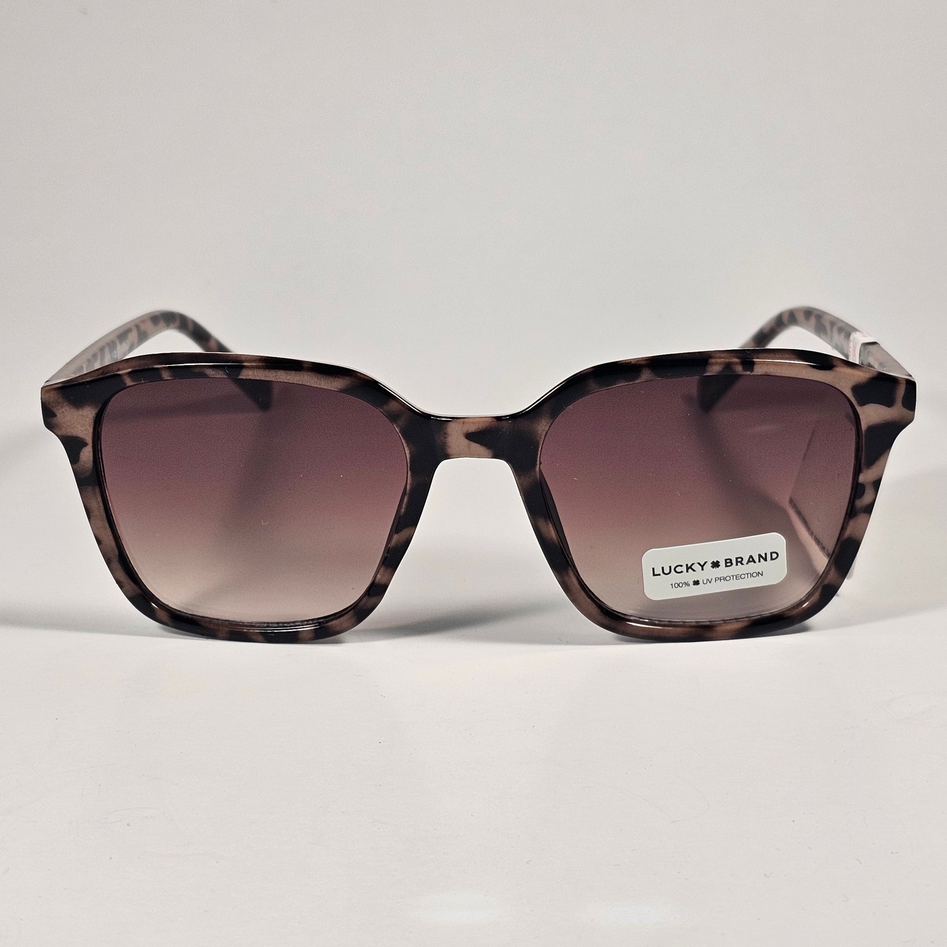 Lucky Brand LB59022 5EW1 GN2 Sunglasses Square Frame Light Brown Tortoise And Gradient - Sunglasses