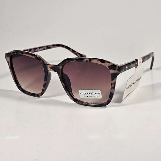 Lucky Brand LB59022 5EW1 GN2 Sunglasses Square Frame Light Brown Tortoise And Gradient - Sunglasses