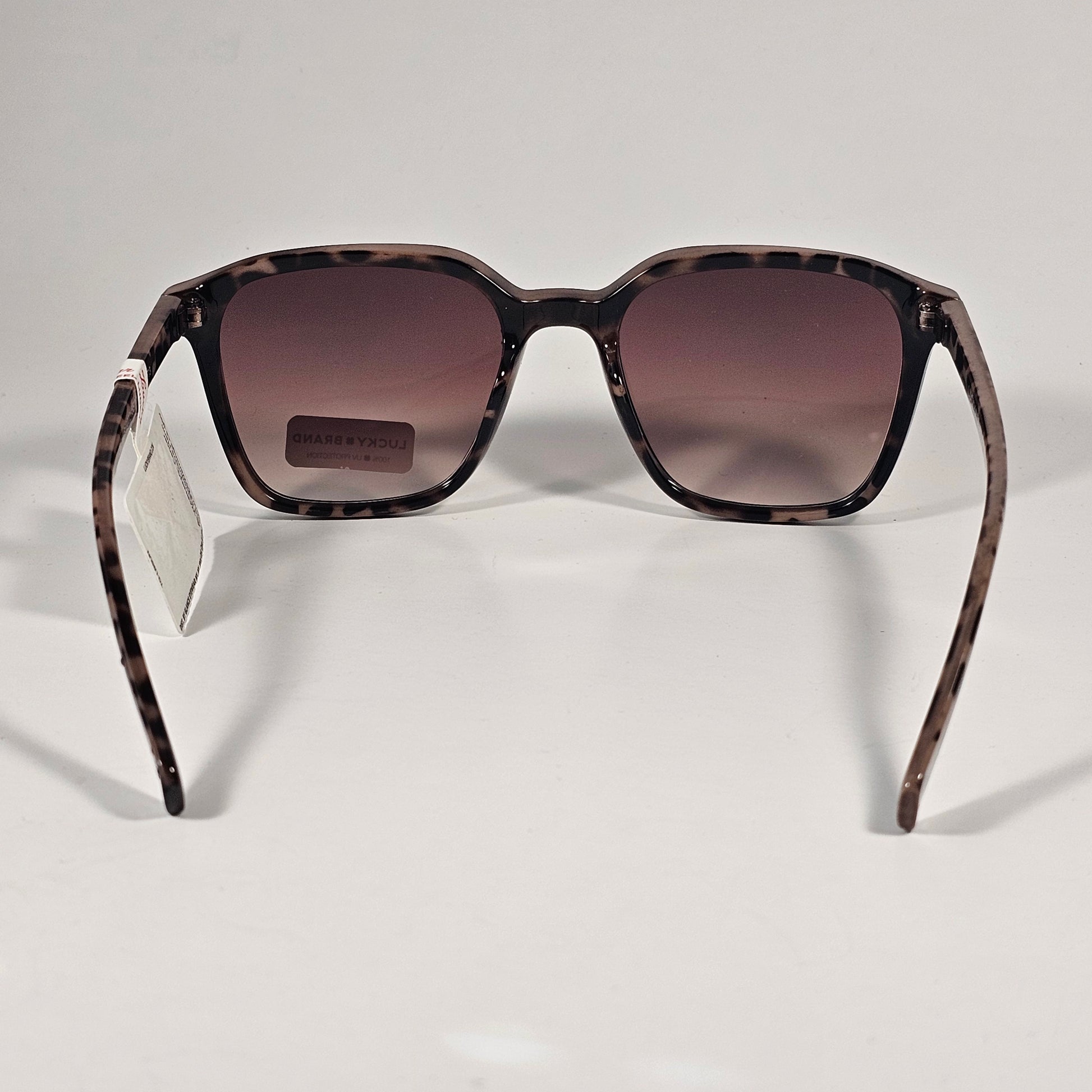 Lucky Brand LB59022 5EW1 GN2 Sunglasses Square Frame Light Brown Tortoise And Gradient - Sunglasses