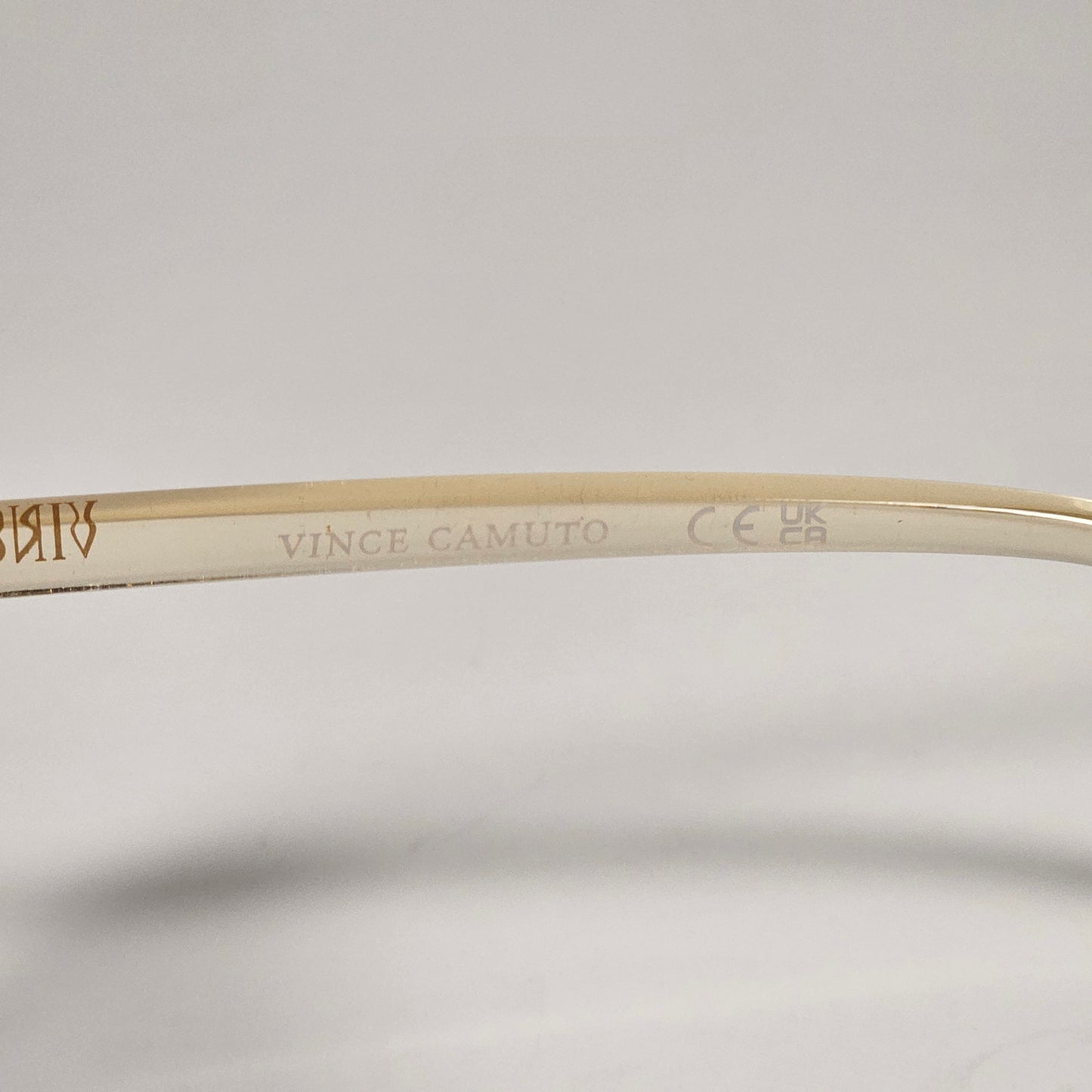 Vince Camuto VC1184 ND Cat Eye Sunglasses Nude Crystal Frame Purple Gradient Lens - Sunglasses
