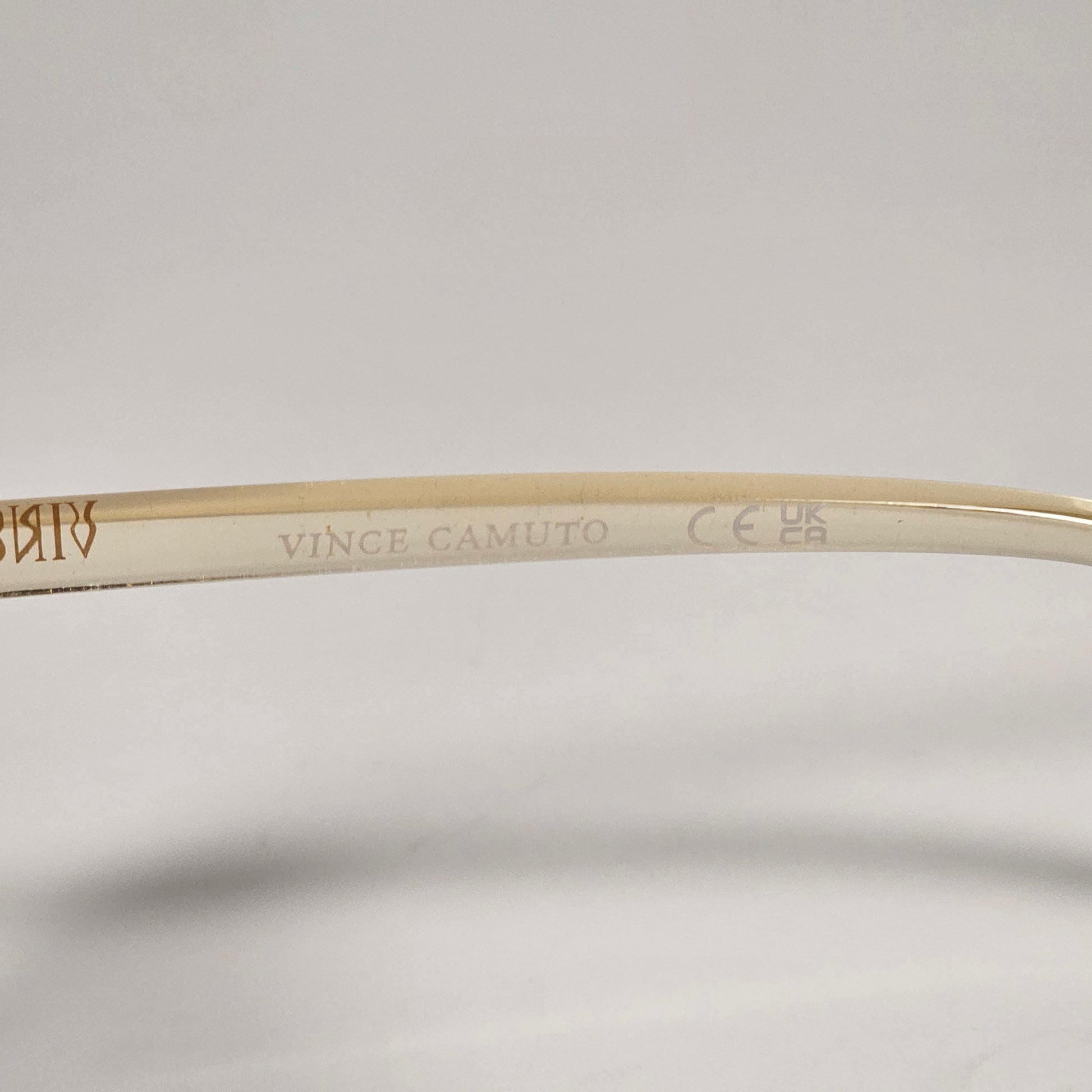 Vince Camuto VC1184 ND Cat Eye Sunglasses Nude Crystal Frame Purple Gradient Lens - Sunglasses