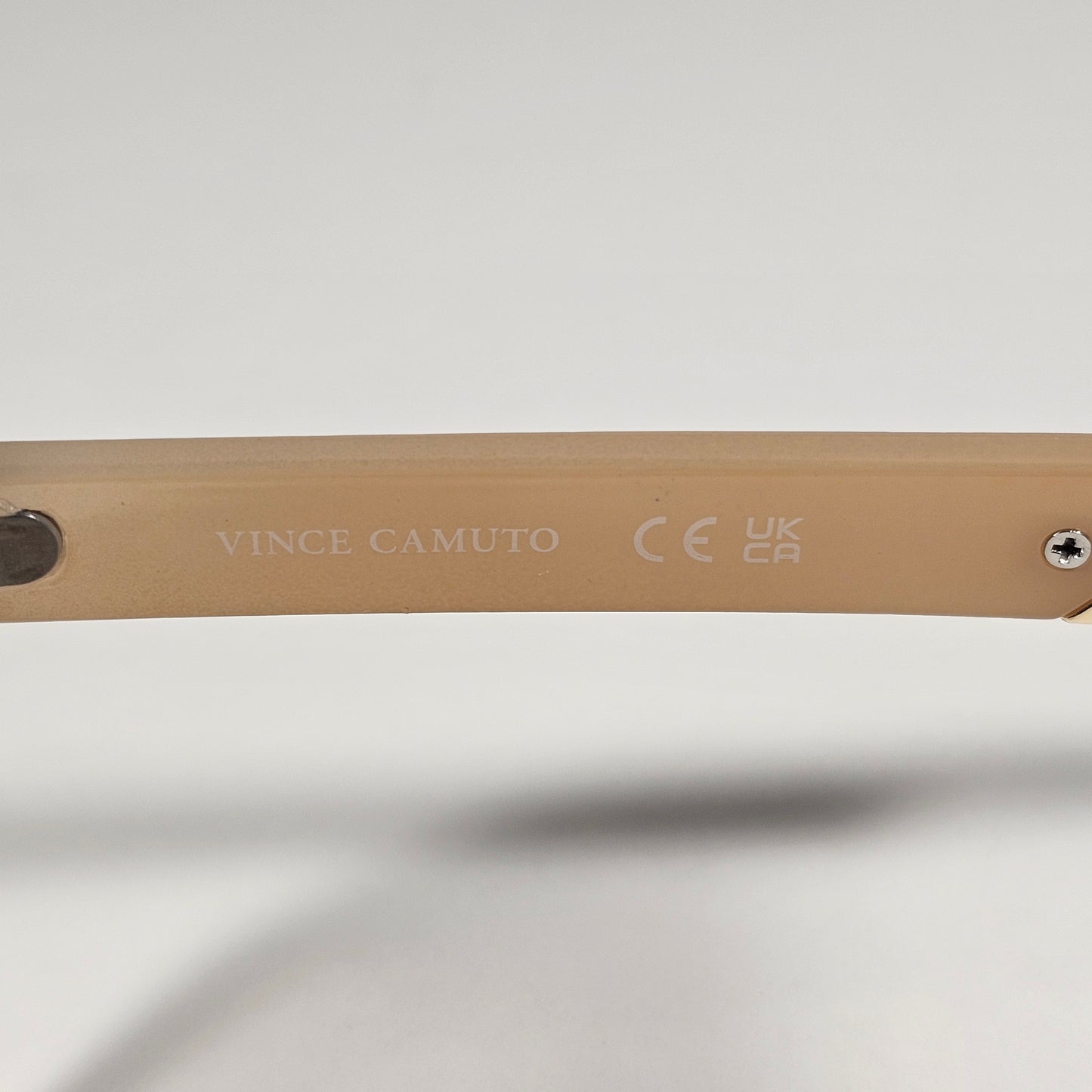 Vince Camuto VC1225 ND Cat Eye Cutoff Sunglasses Nude Gold Frame Brown Gradient Lens - Sunglasses