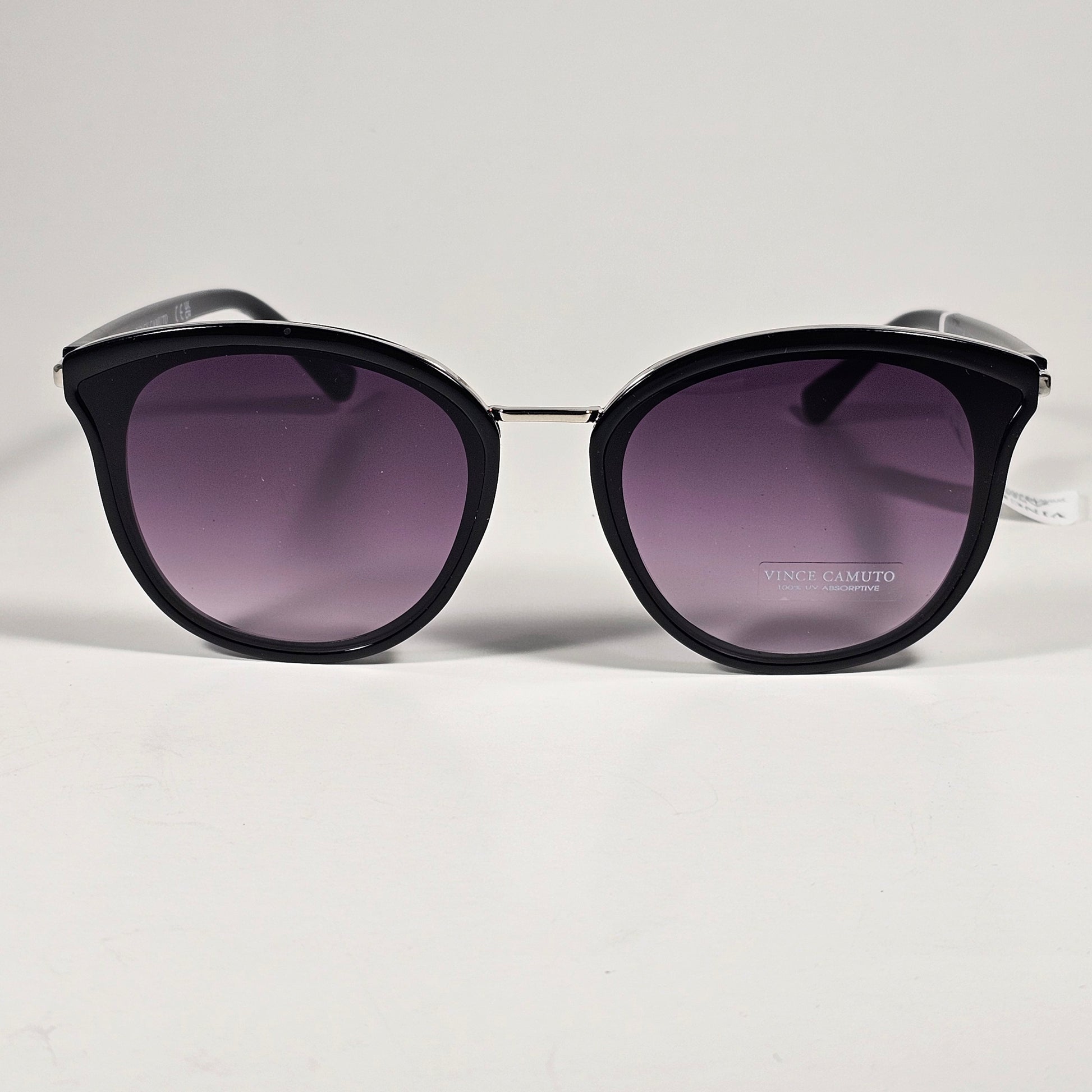 Vince Camuto VC1184 OX Cat Eye Sunglasses Black Frame Smoke Gradient Lens - Sunglasses