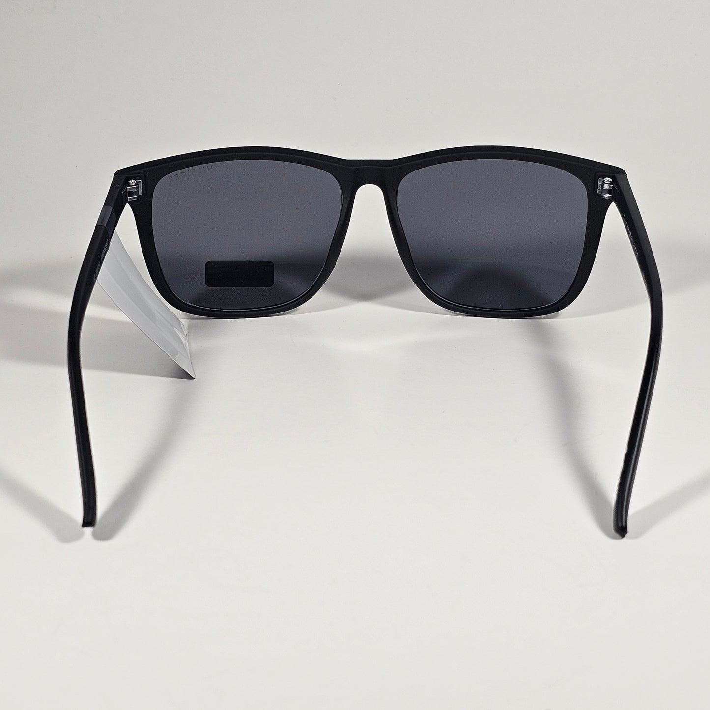 Tommy Hilfiger MP OM704 Rectangular Sunglasses Matte Black Frame Gray Lens - Sunglasses