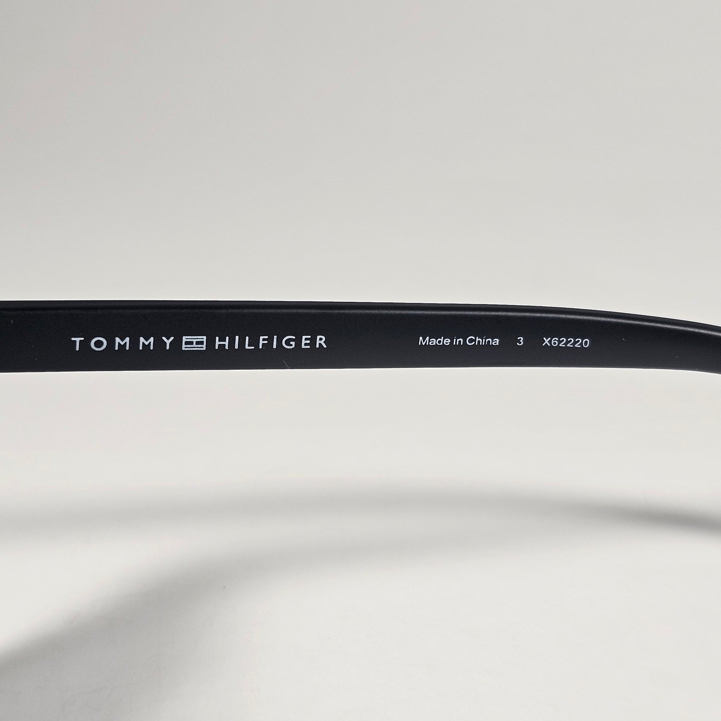 Tommy Hilfiger MP OM704 Rectangular Sunglasses Matte Black Frame Gray Lens - Sunglasses