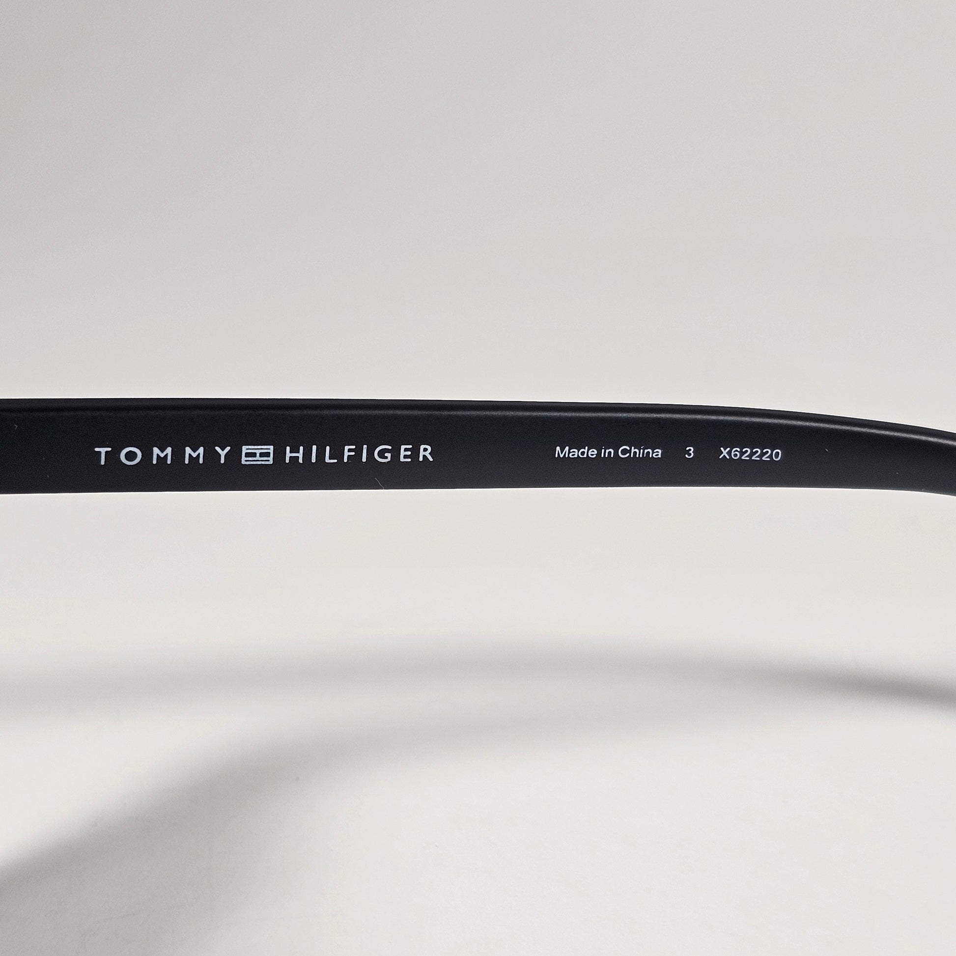 Tommy Hilfiger MP OM704 Rectangular Sunglasses Matte Black Frame Gray Lens - Sunglasses