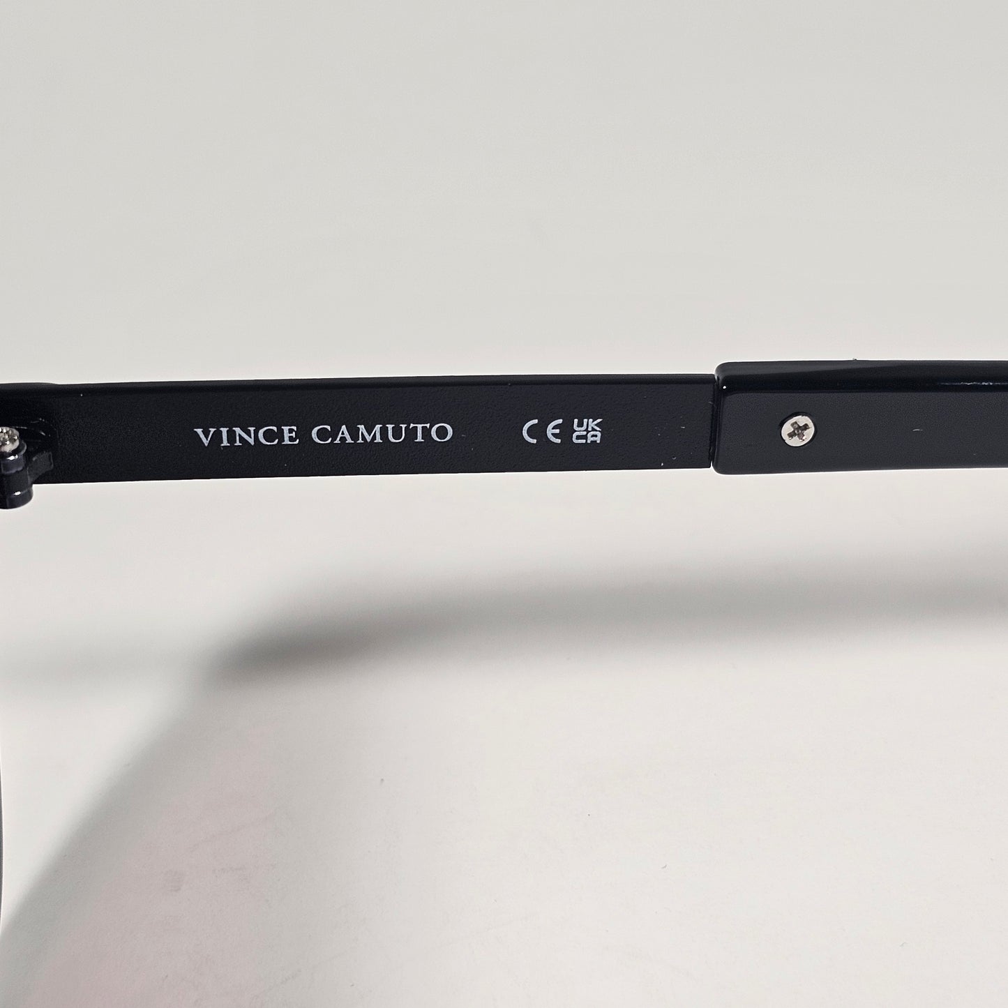 Vince Camuto VC1270 OXBY Aviator Sunglasses Shiny Black Frame Burgundy Lens