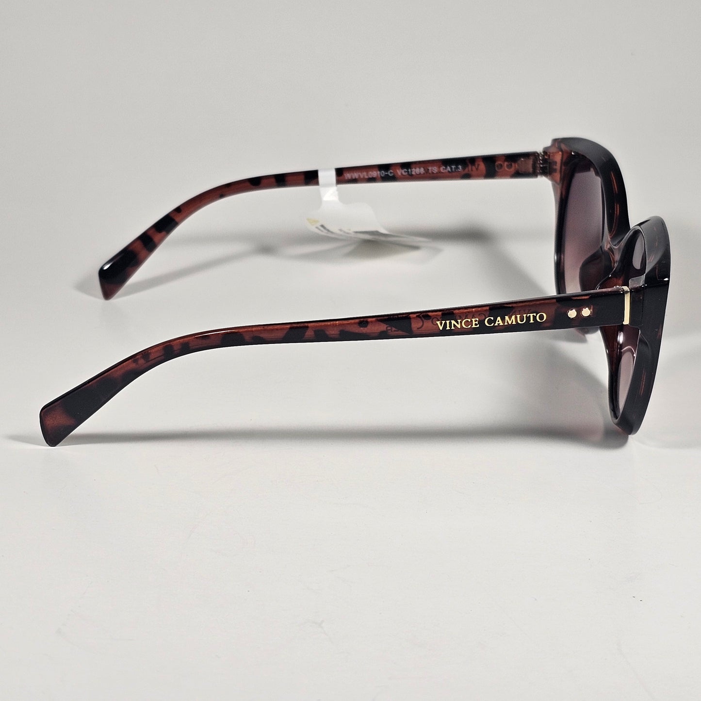 Vince Camuto VC1266 TS Cat Eye Sunglasses Tortoise Frame Brown Gradient Lens