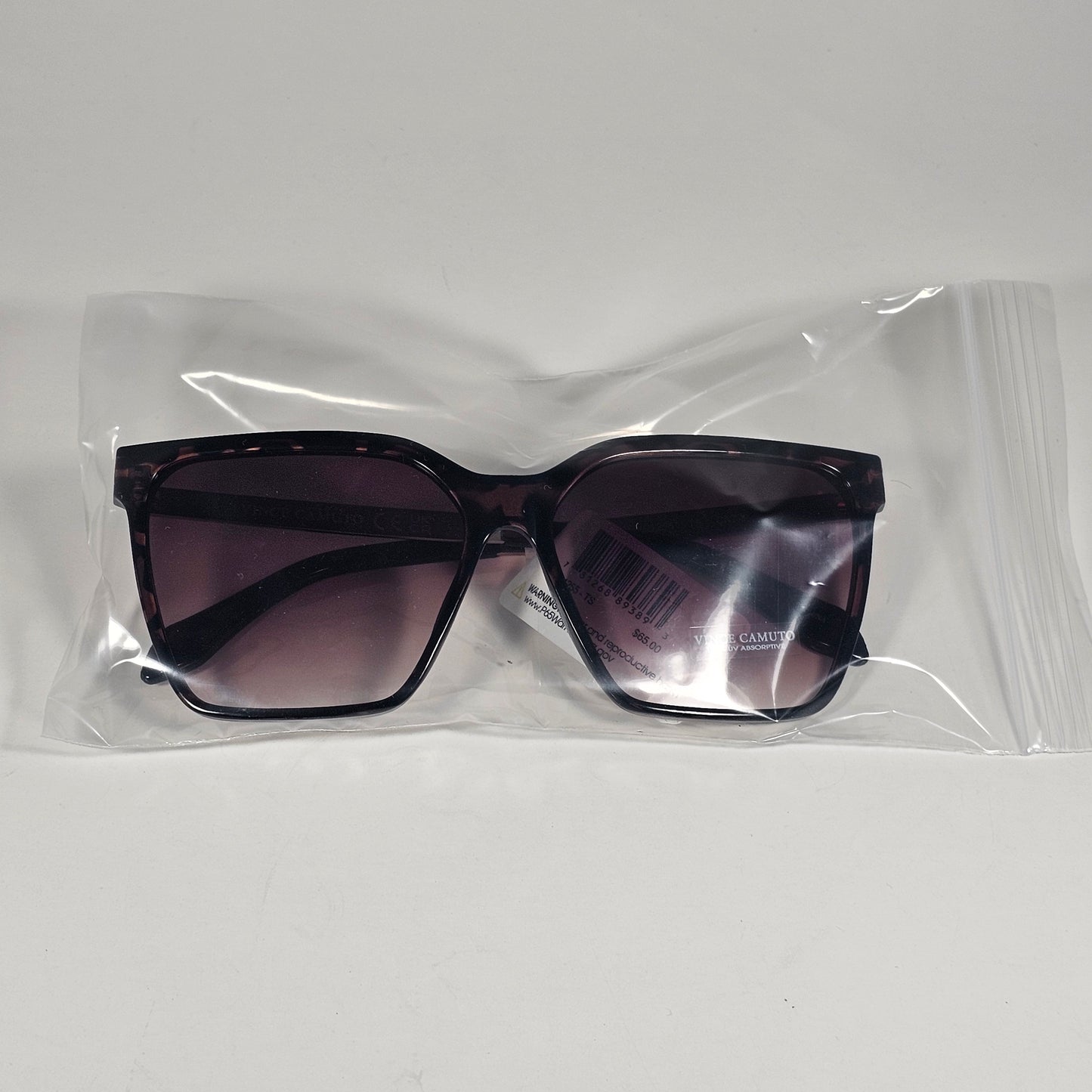 Vince Camuto VC1255 TS Oversize Cat Eye Sunglasses Tortoise Brown Gradient Lens