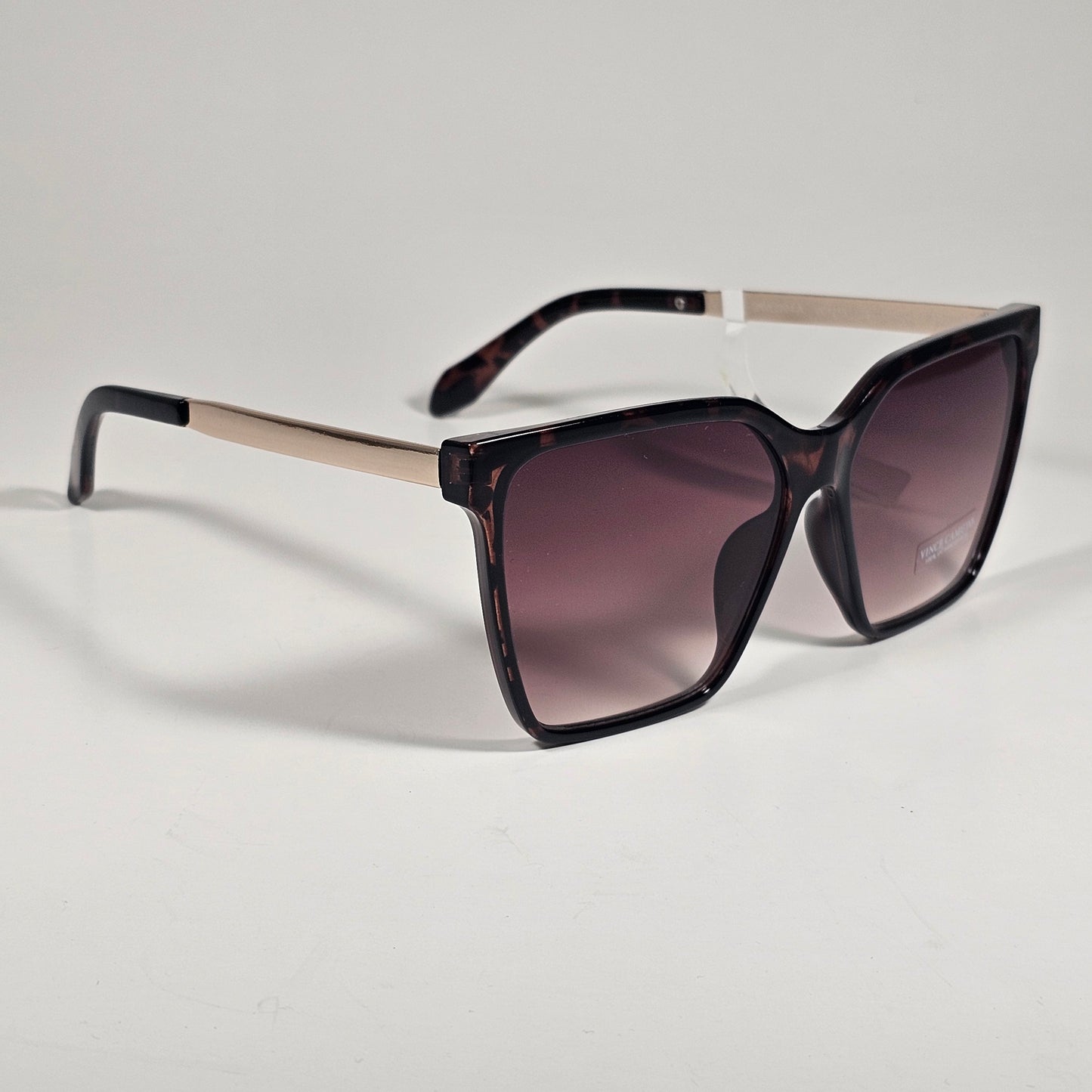 Vince Camuto VC1255 TS Oversize Cat Eye Sunglasses Tortoise Brown Gradient Lens